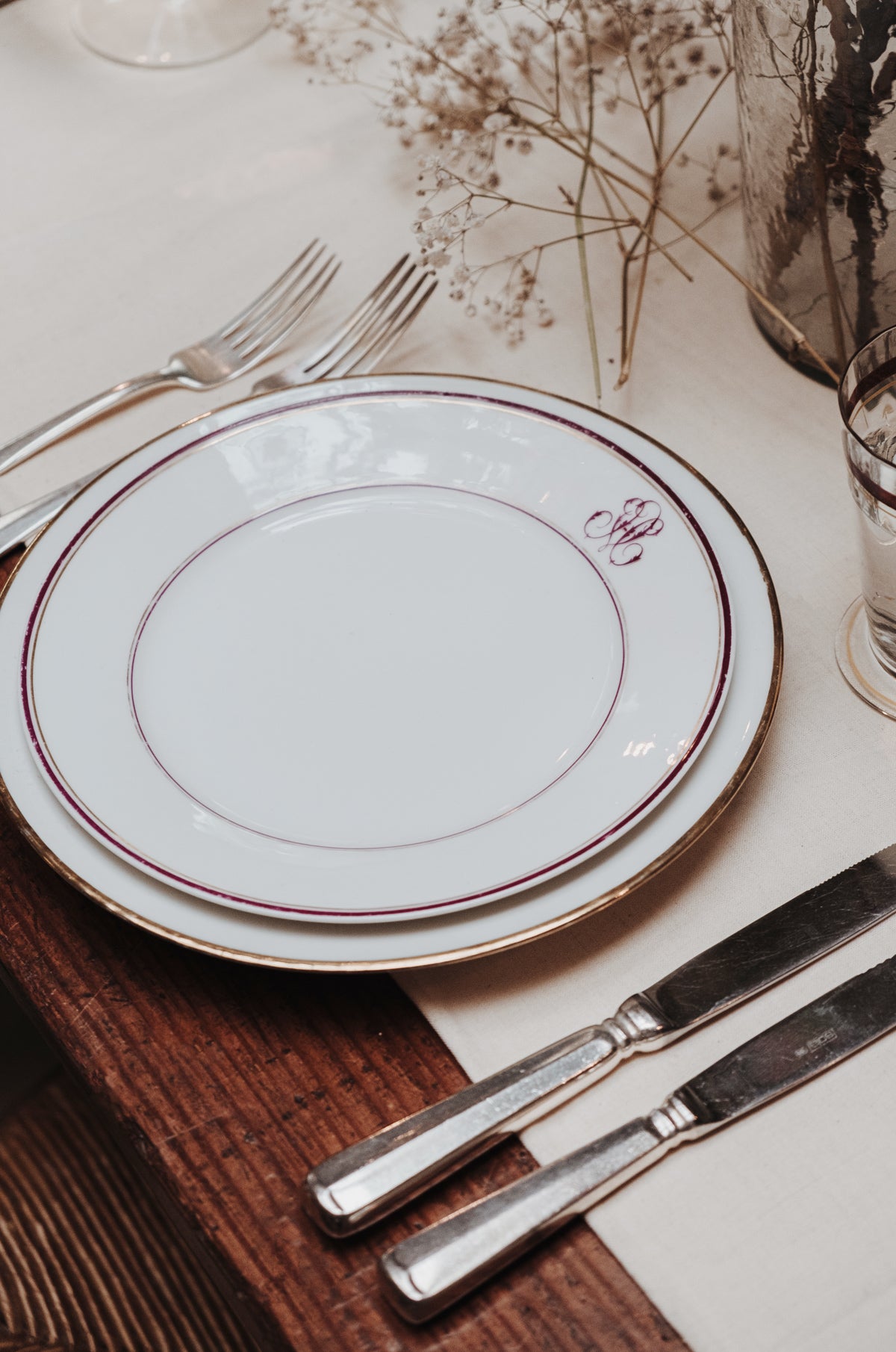 Vintage Silver Plated Flatware Cutlery Set by Sola