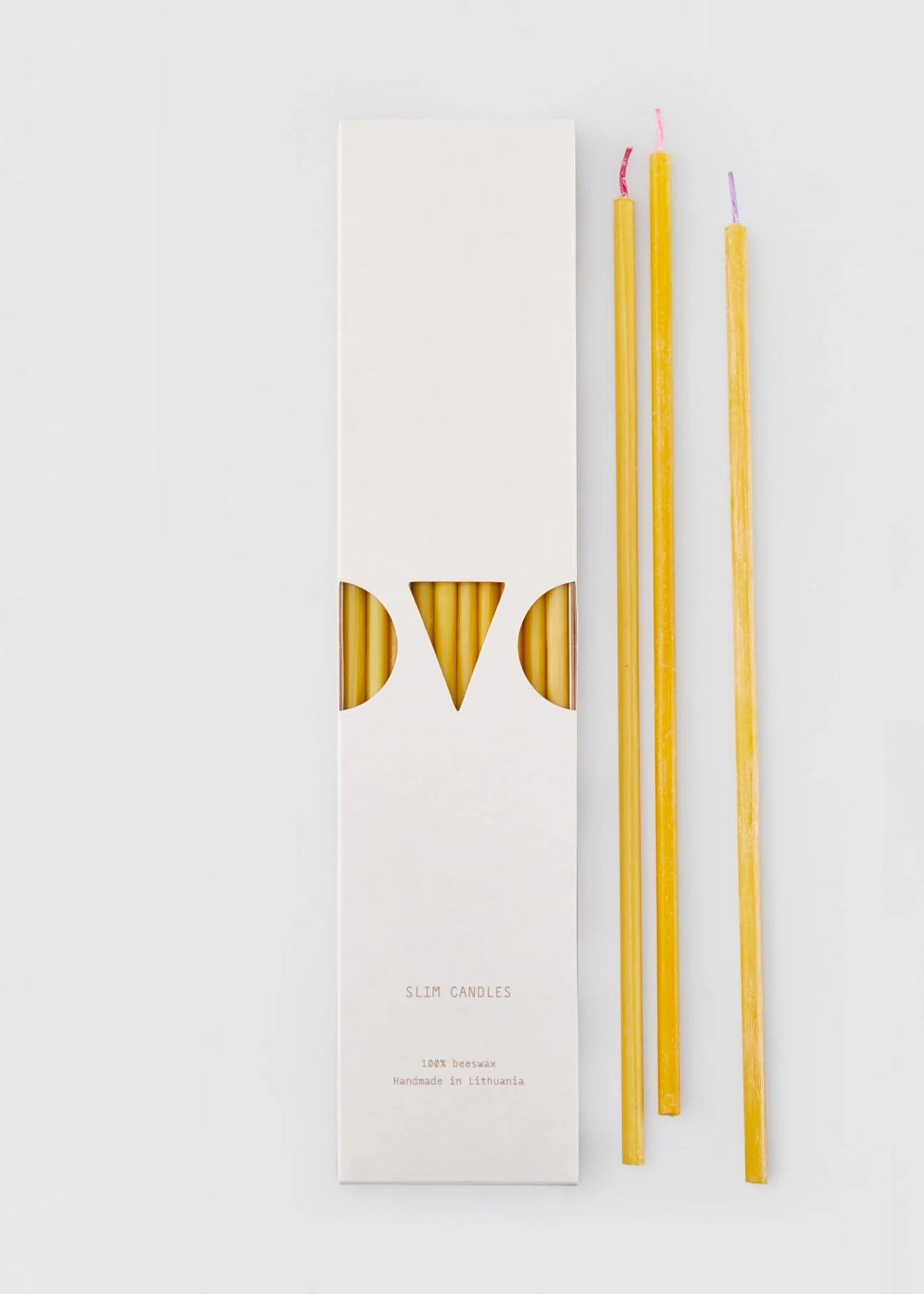 Beeswax Slim Candles