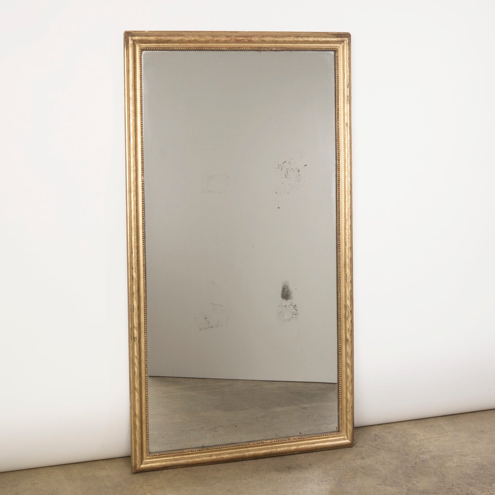 Rectangular Flower and Leaf Mirror