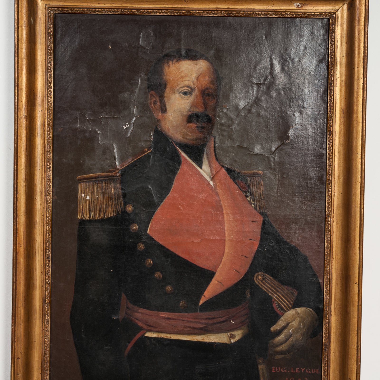 19th C Portrait of a French Military Man