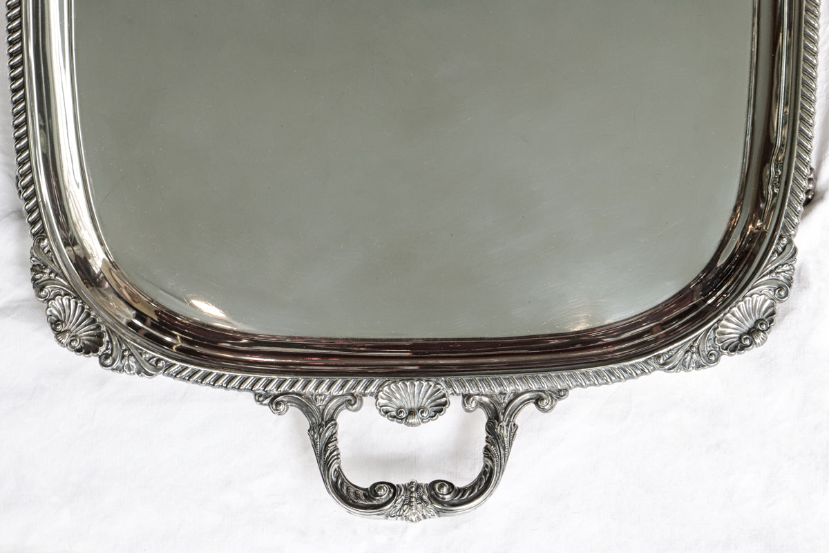 Large Silver Tray by Hawksworth Eyre & Co. Ltd London