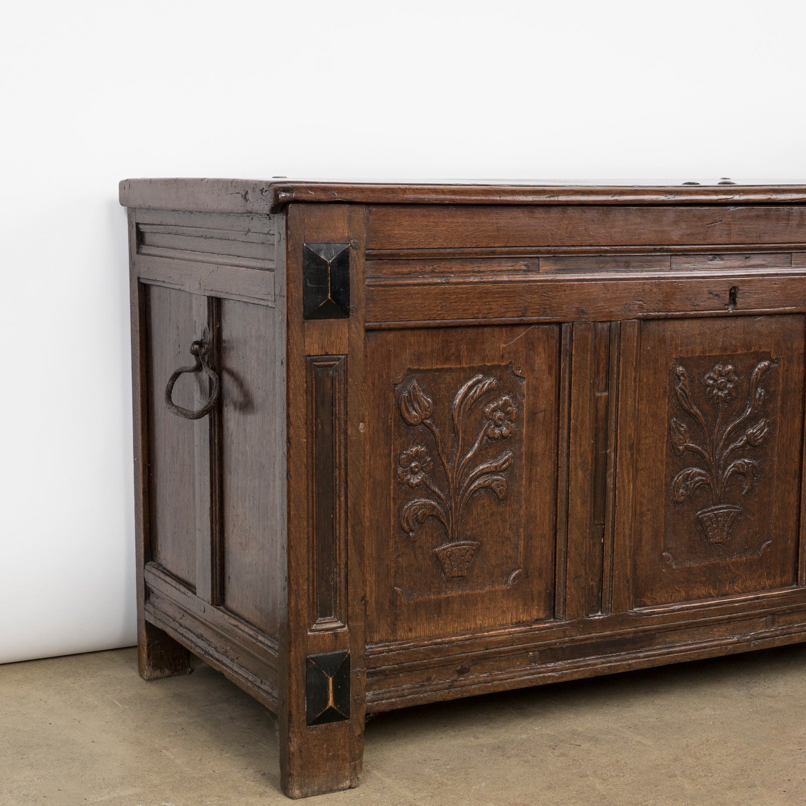 Oak Wood Blanket Chest