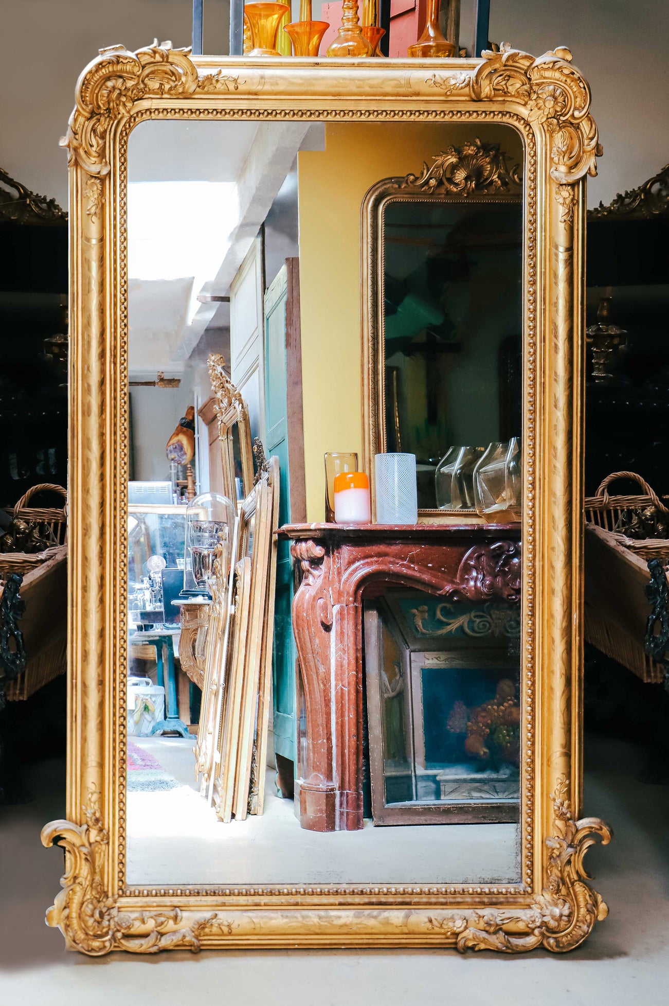 Majestic Antique Mirror