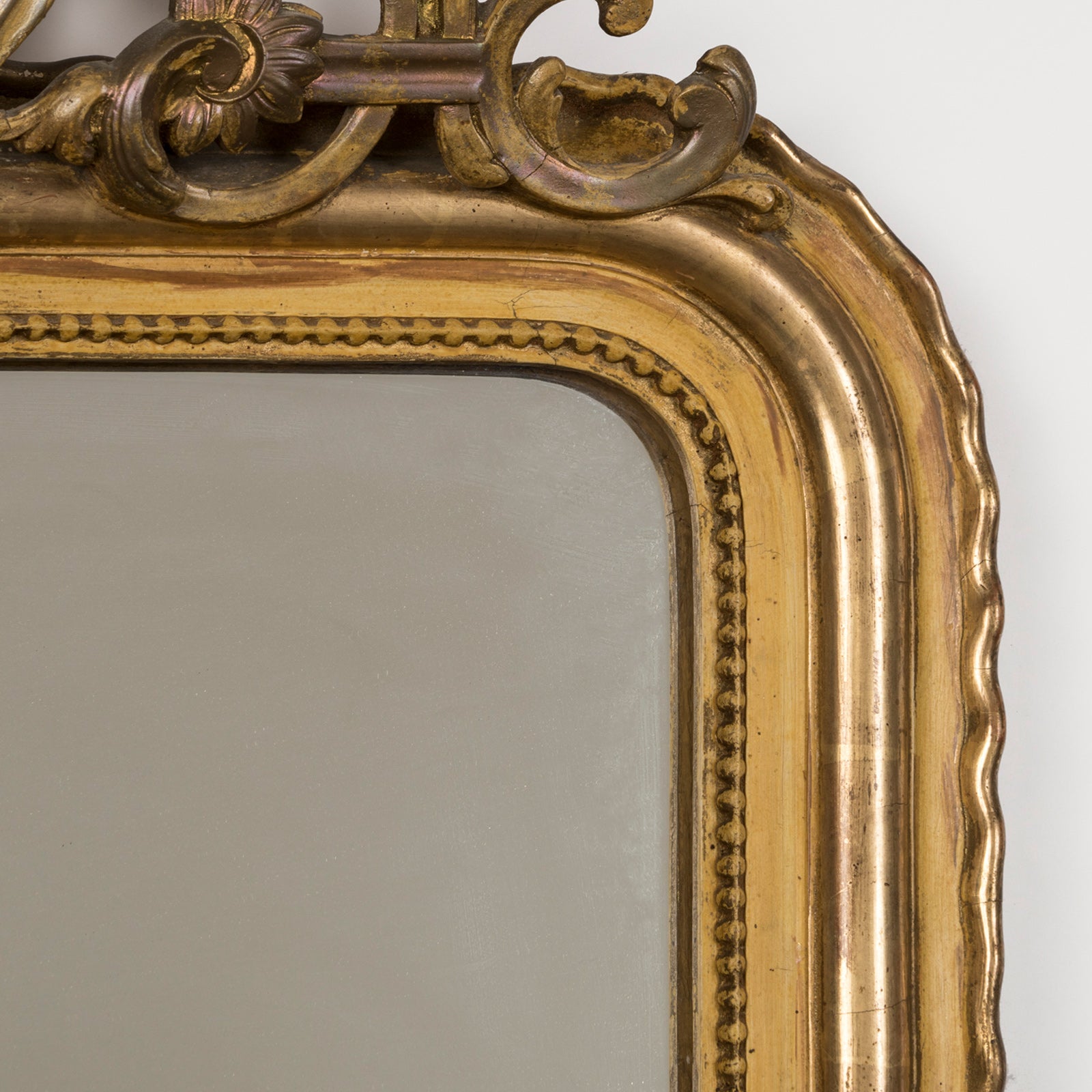 Yellow Gold Antique Mirror