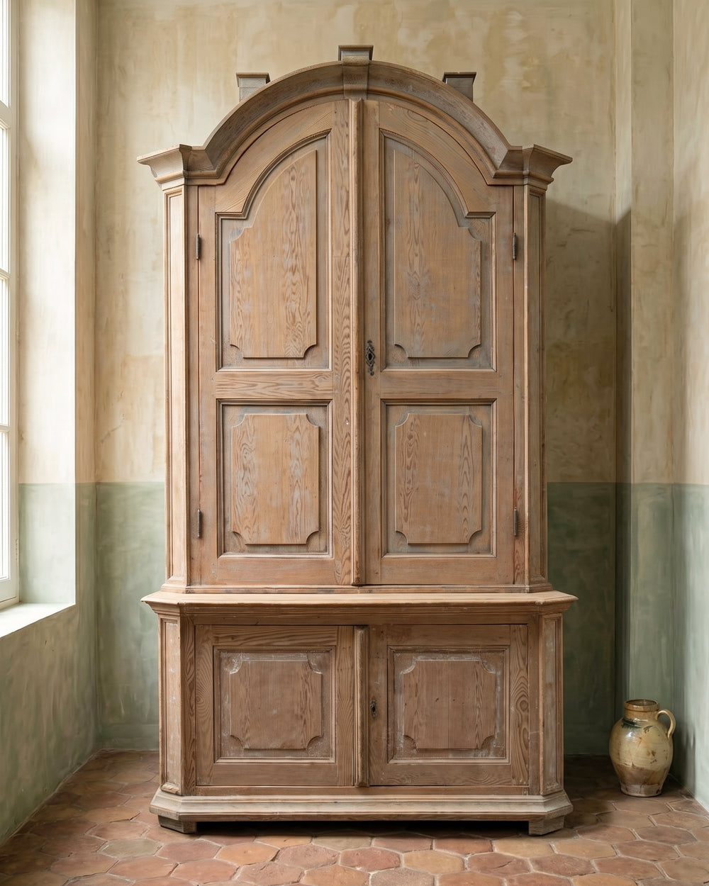 Large 18th C French Buffet Armoire or Display Cabinet