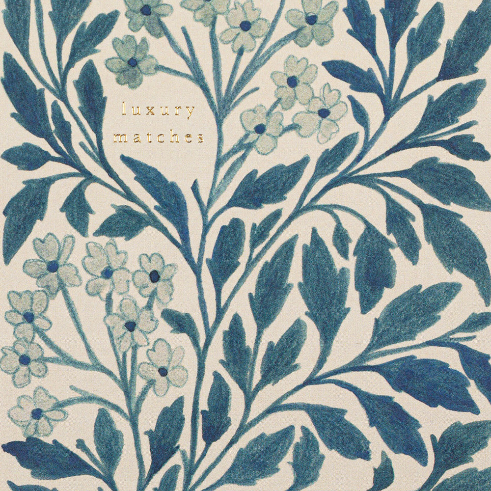 Archivist Gallery Blue Floral Matchbox