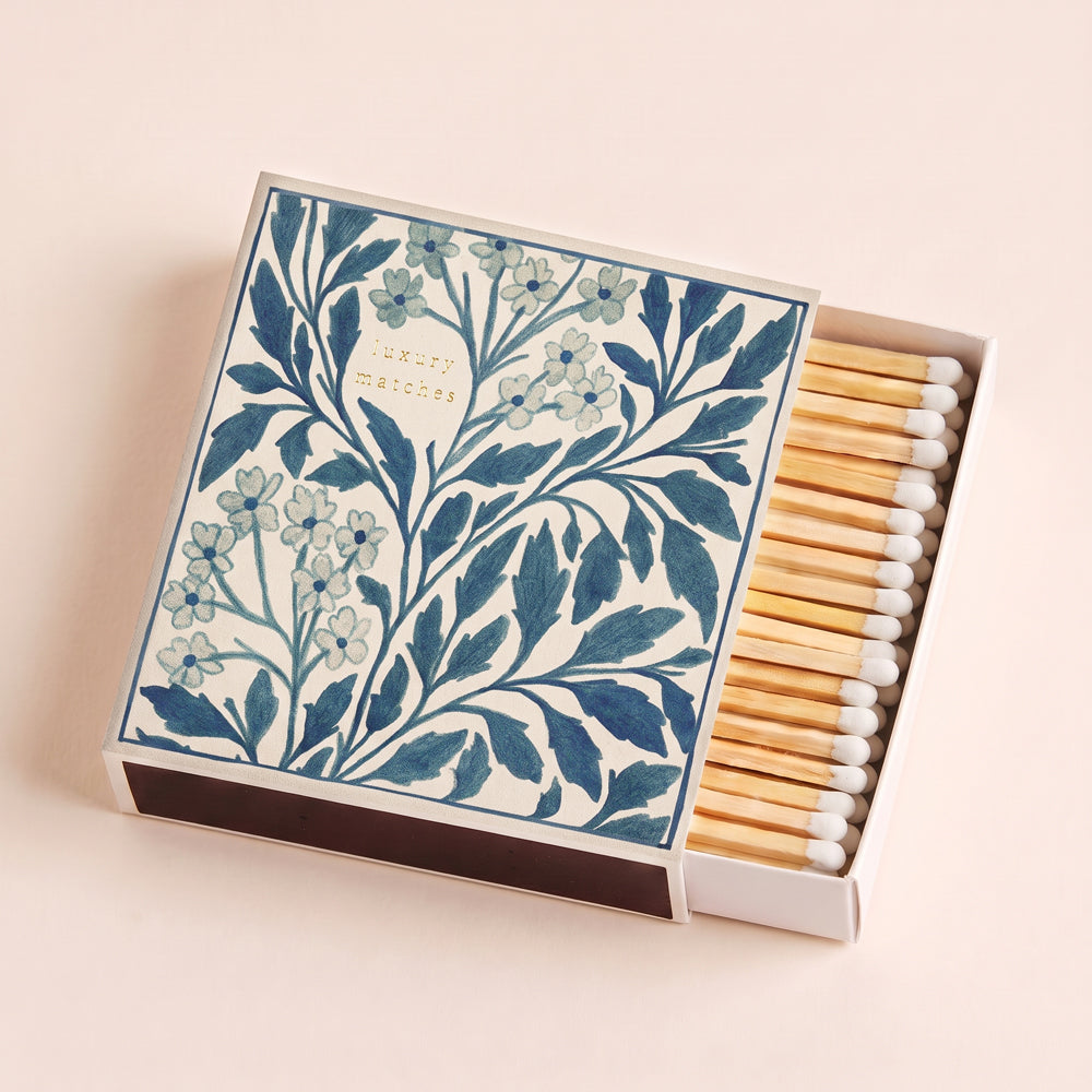 Archivist Gallery Blue Floral Matchbox