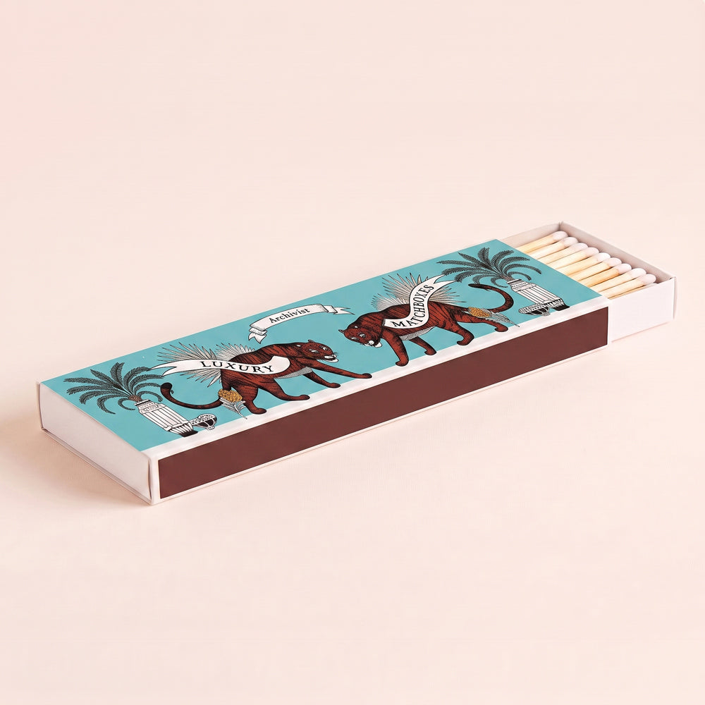 Archivist Gallery Blue Tiger Long Matchbox