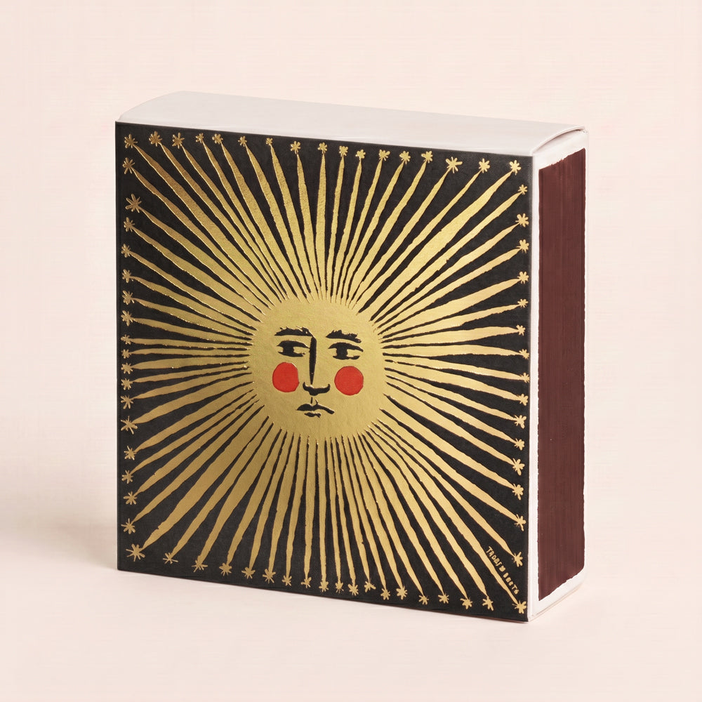 Archivist Gallery Golden Sun Rays Luxury Matchbox