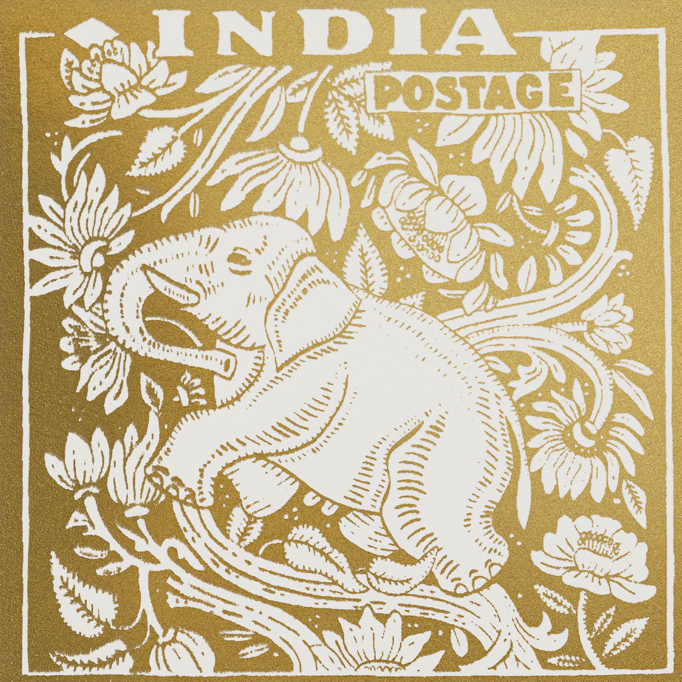 Archivist Gallery Elephant Stamp Matchbox