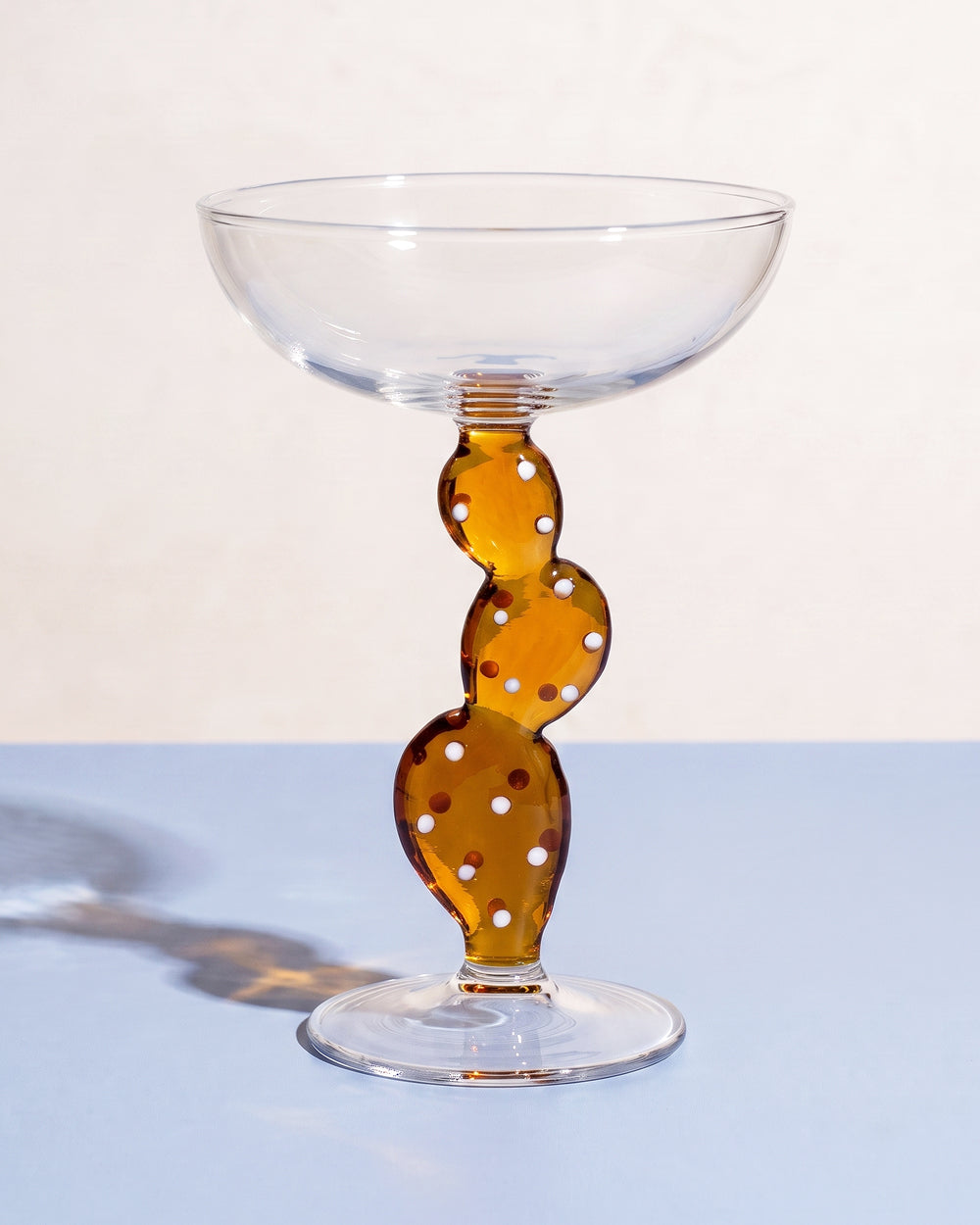 Cactus Champagne Coupe Amber