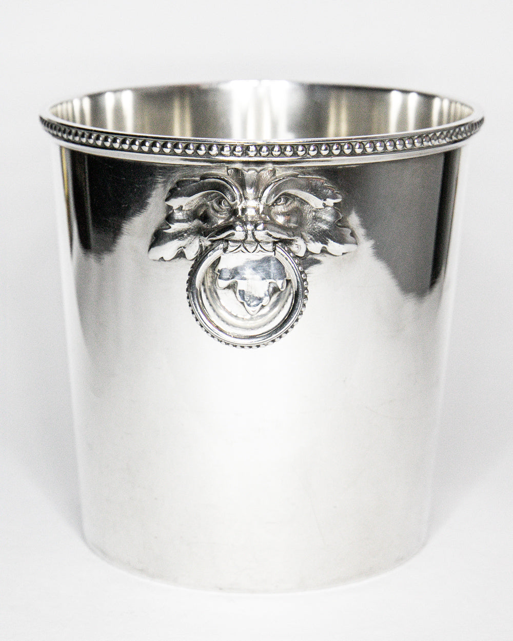 Vintage Silver Plated Foo Dog Cooler and Ice Bucket