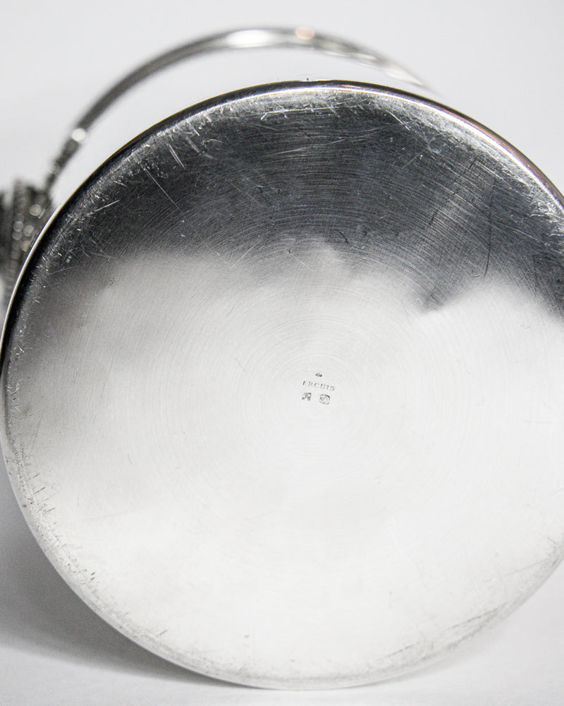 Vintage Silver Plated Foo Dog Cooler and Ice Bucket