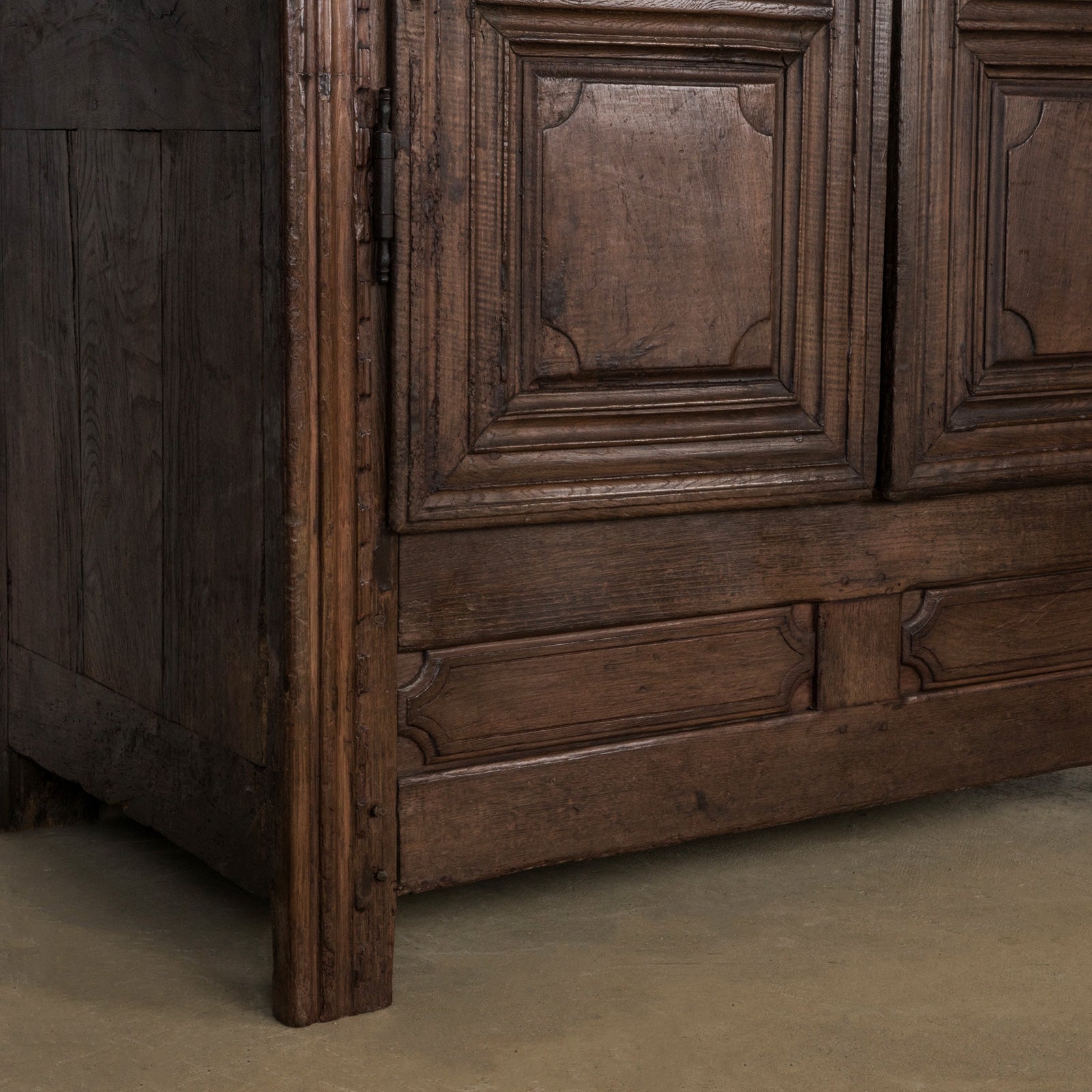 French 18th Century Dark Oak Cupboard