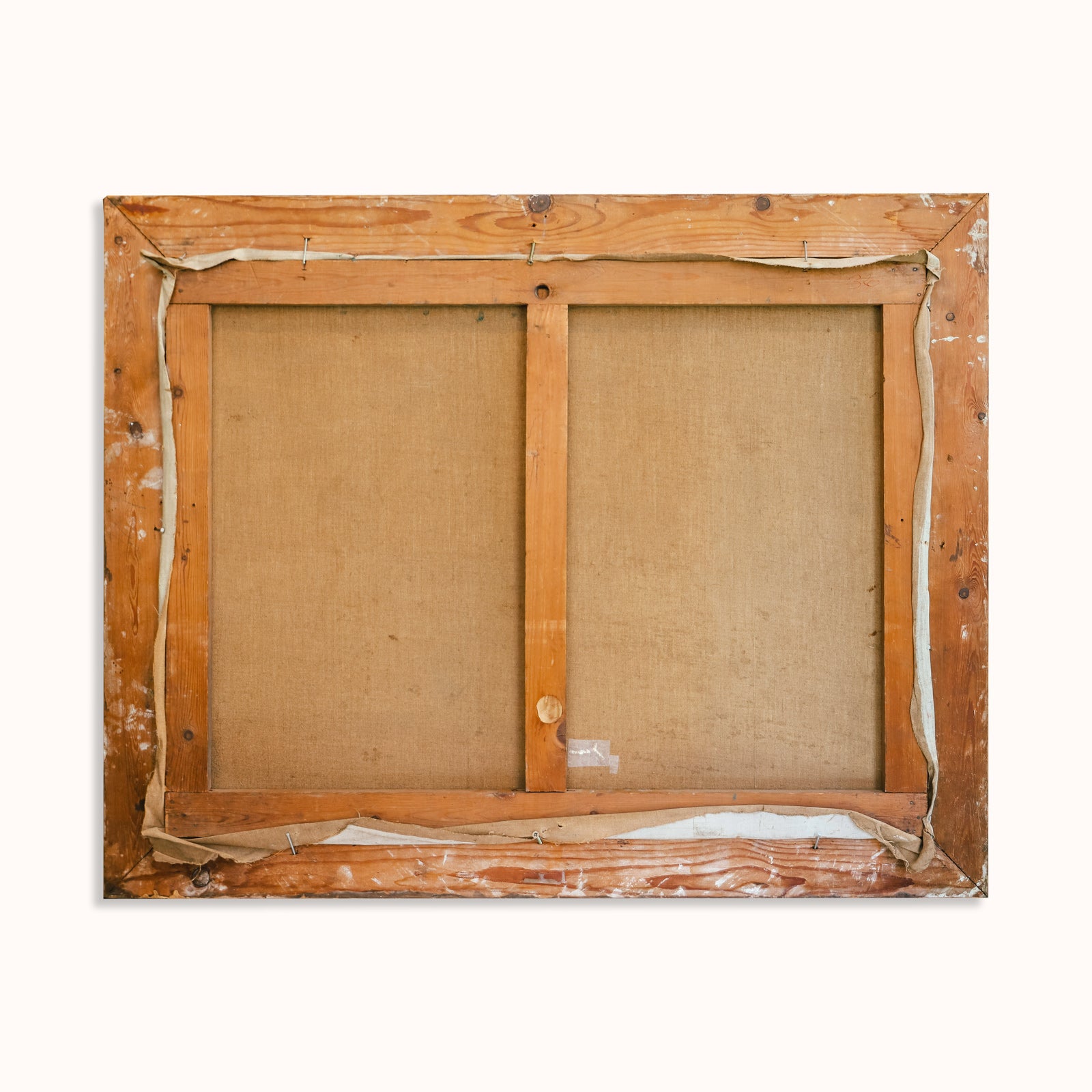 Backside of a painting