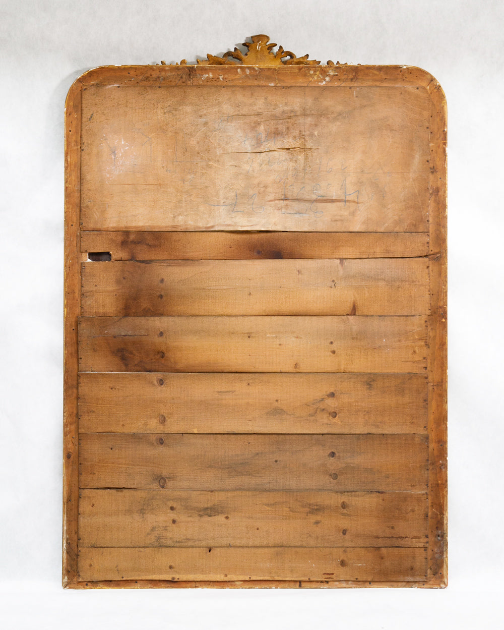 Original back cladding of an antique French mirror