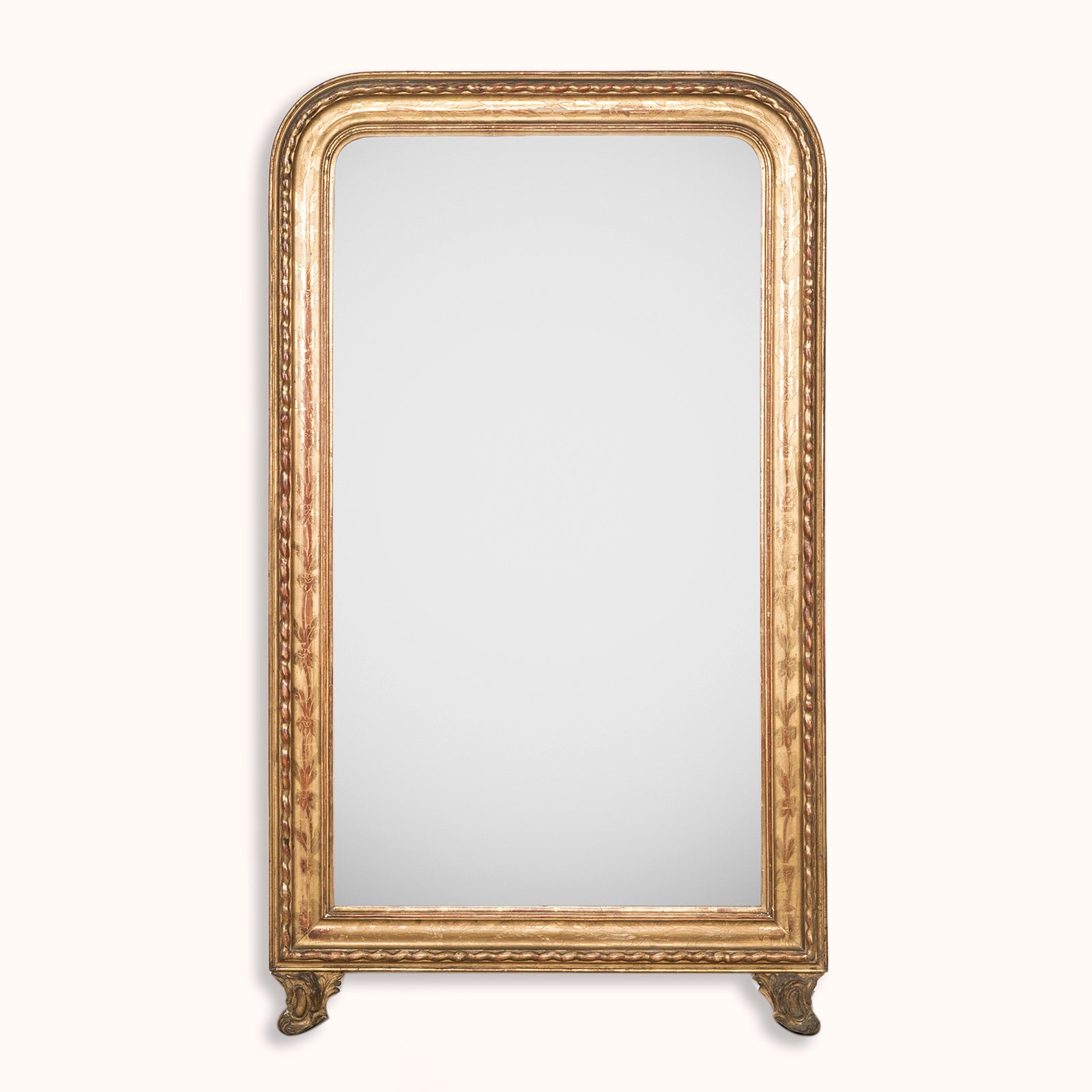 Louis Philippe Mirror with Gilded Legs