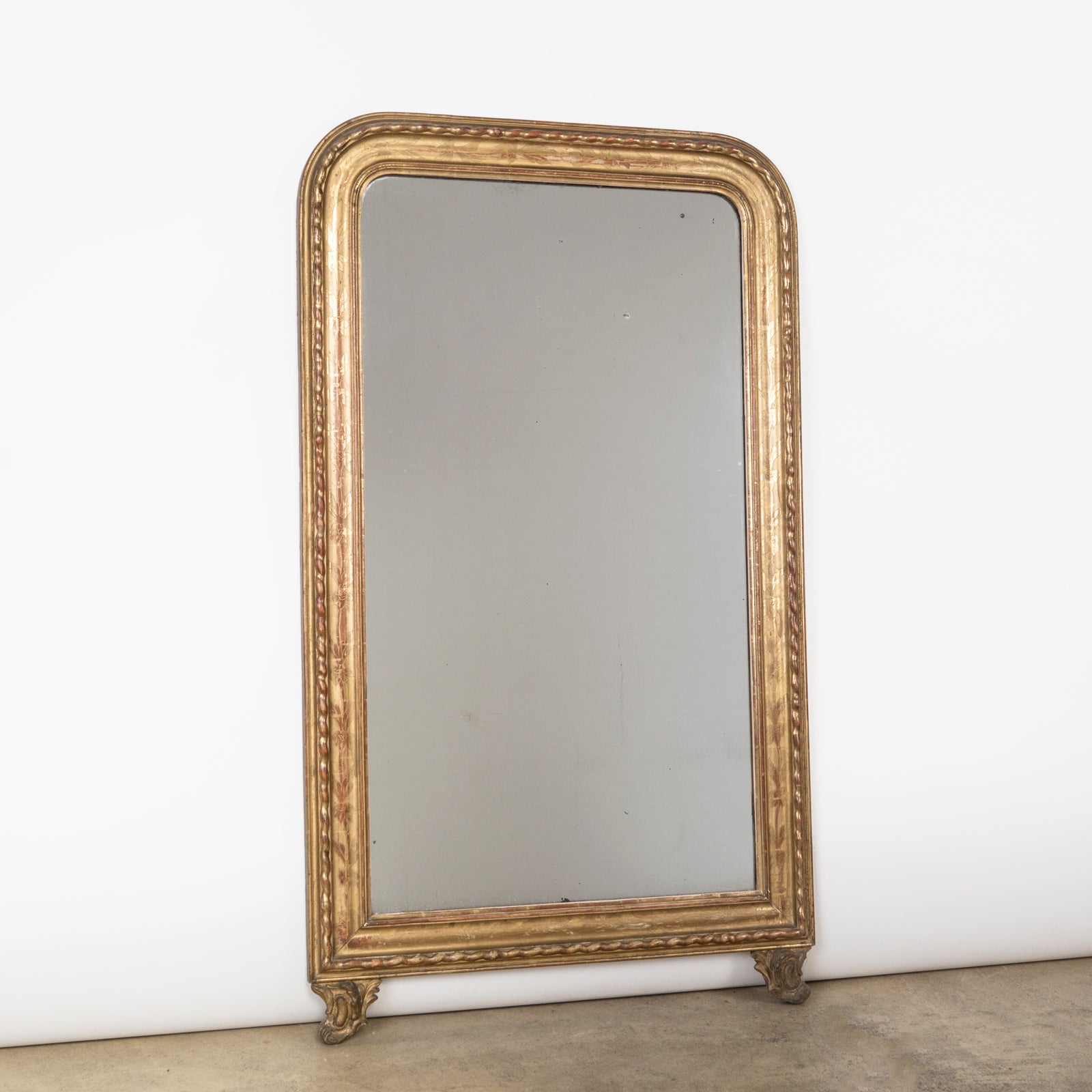 Louis Philippe Mirror with gilded legs