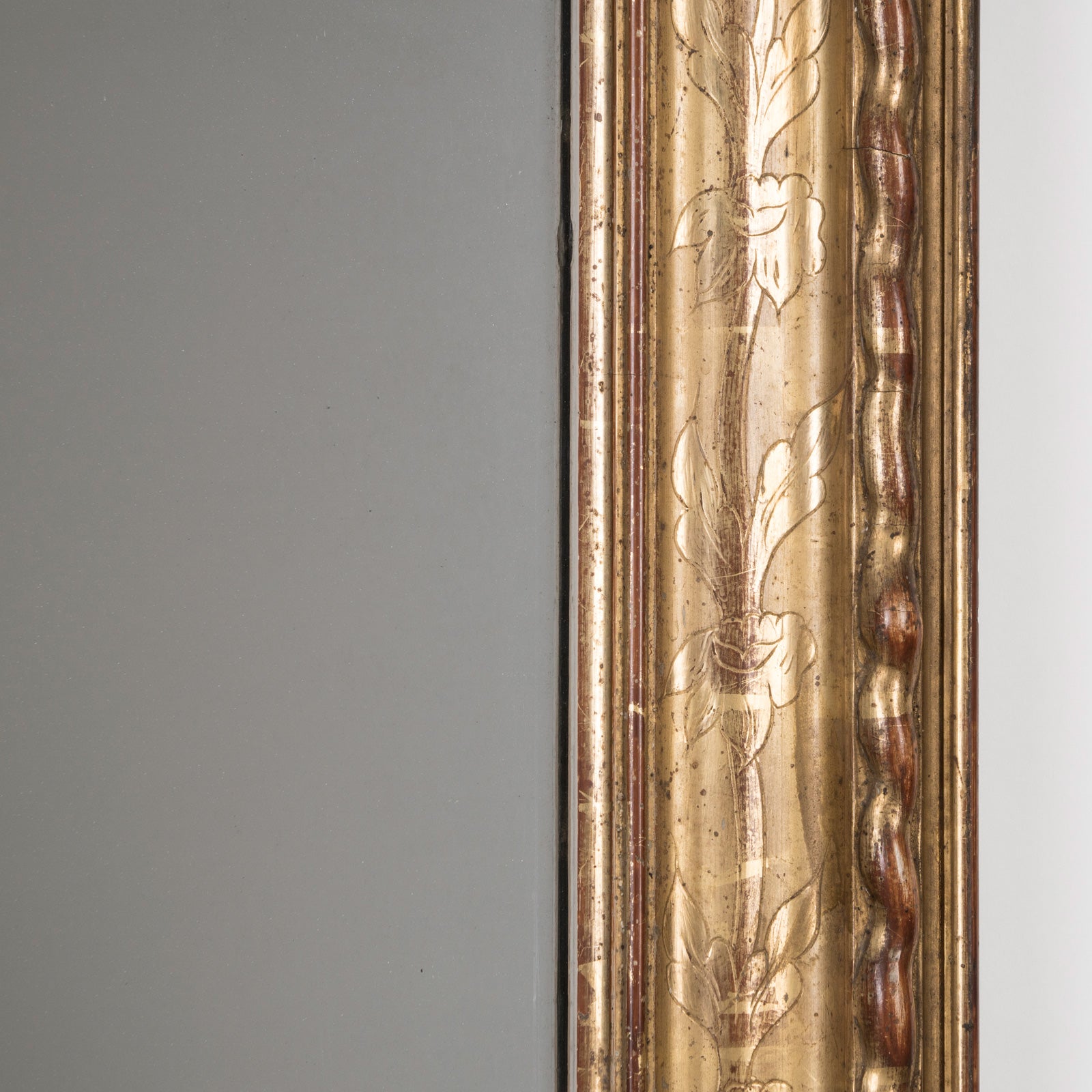 Louis Philippe Mirror with gilded legs