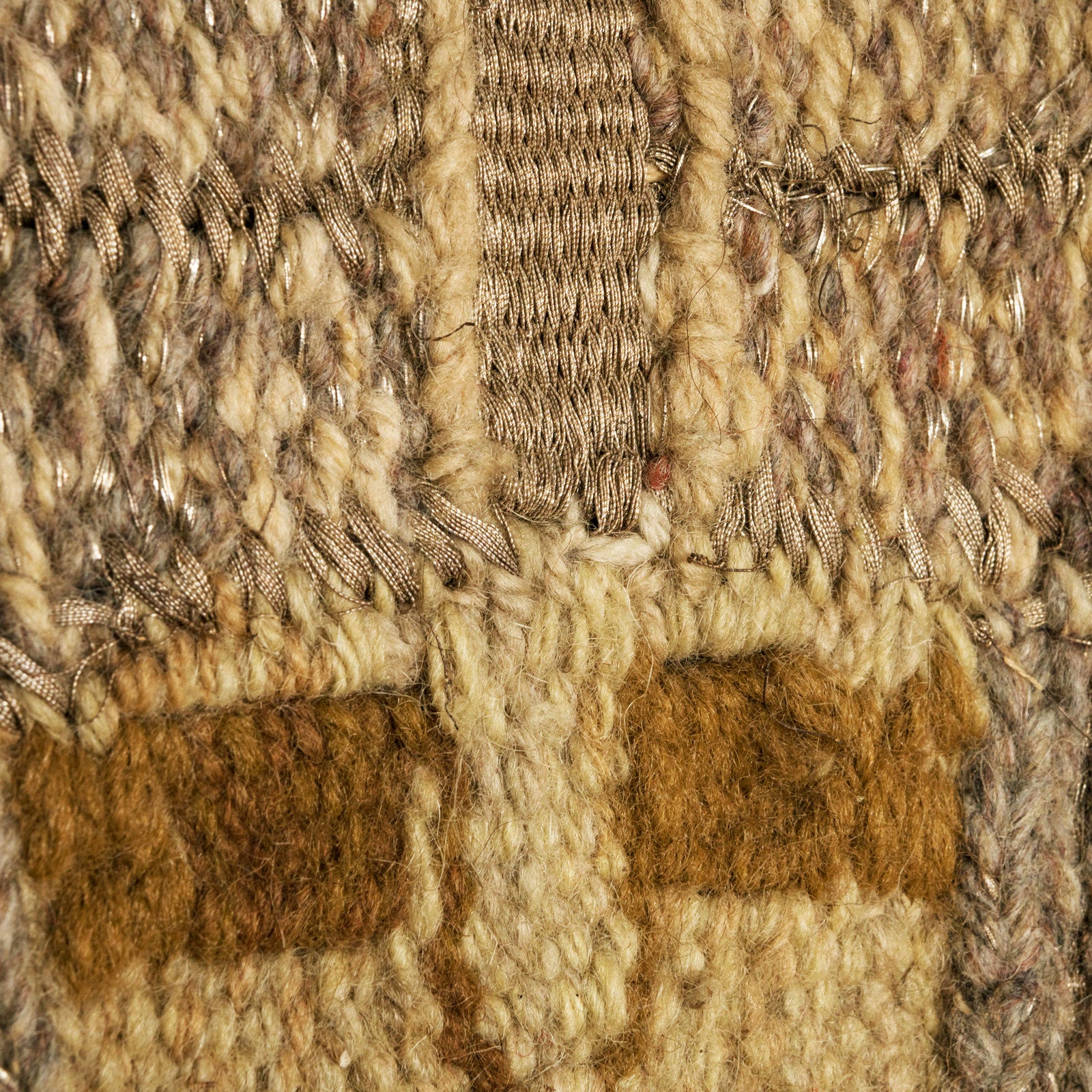 Large Mid-Century Norman Knight Wool Art Wall Hanging