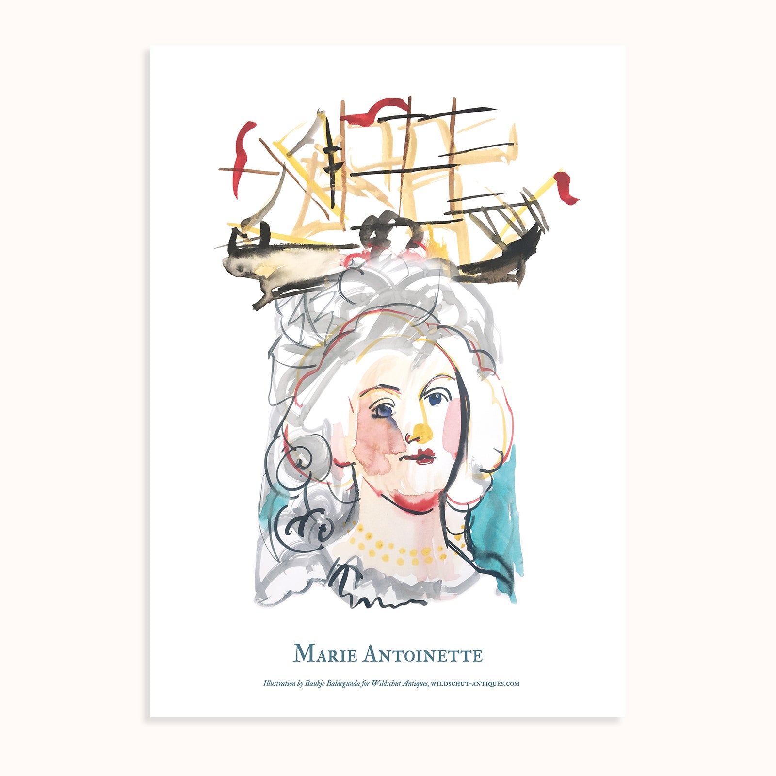 Art Poster Print Marie Antoinette