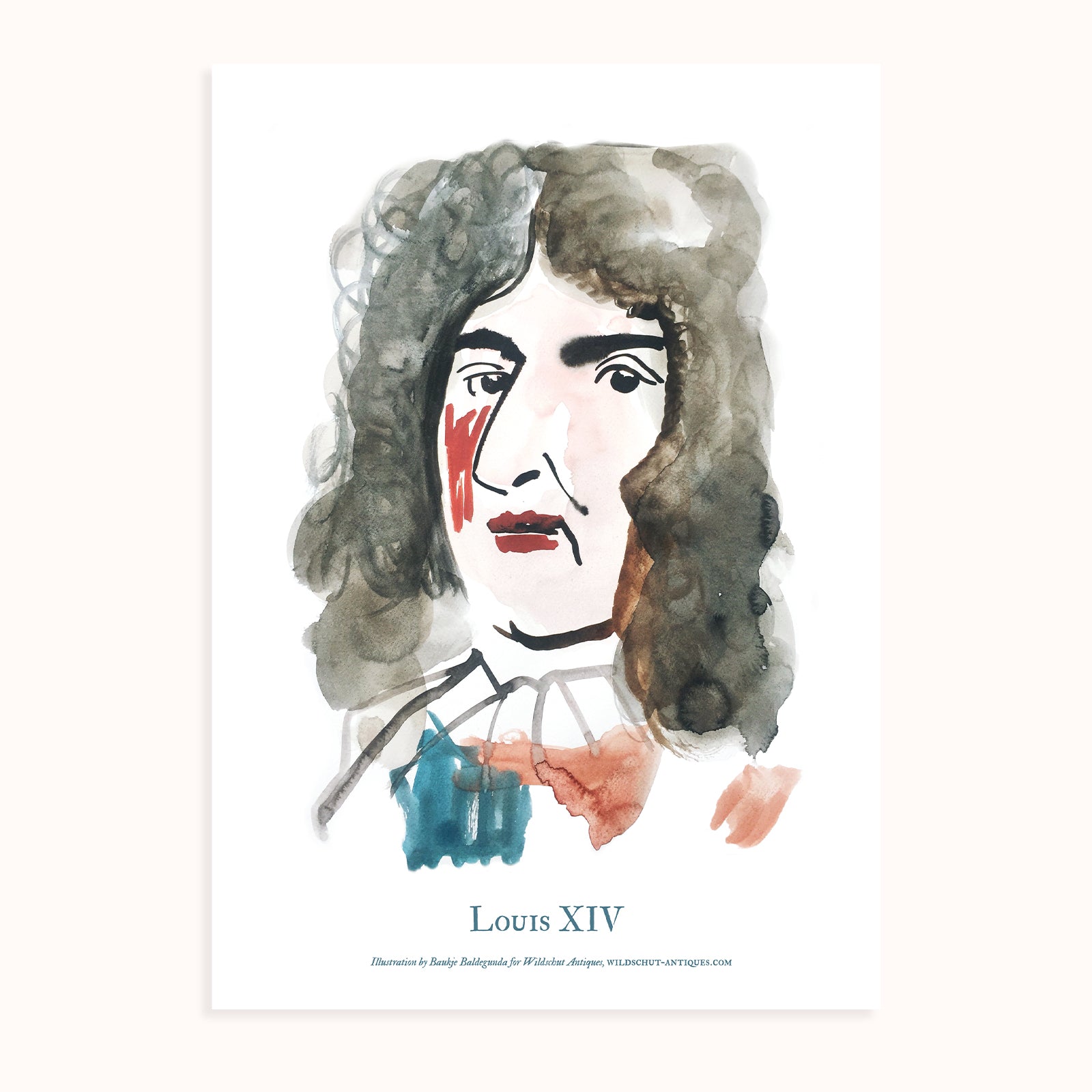 Art Poster Print Louis XIV