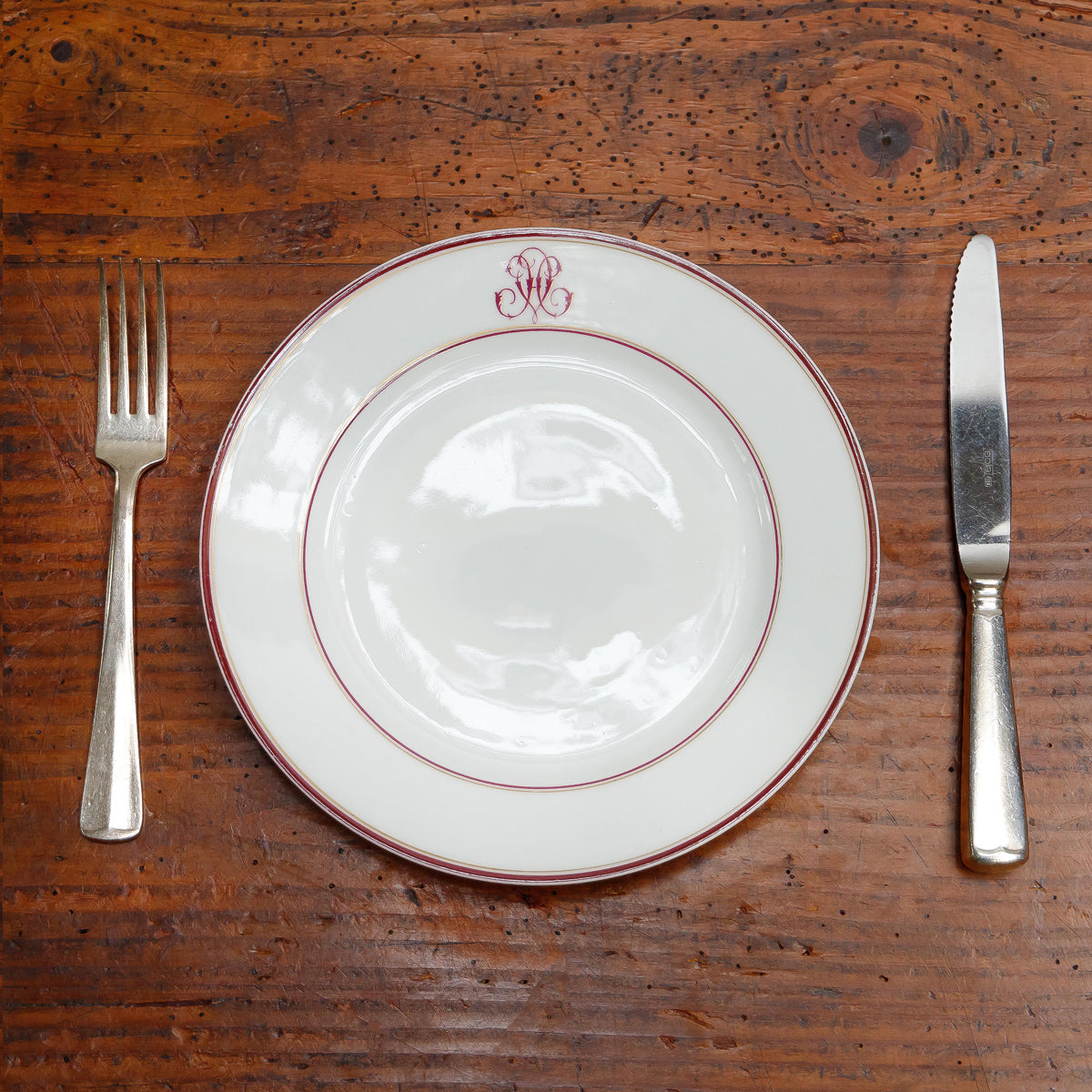 Vintage Silver Plated Flatware Cutlery Set by Sola