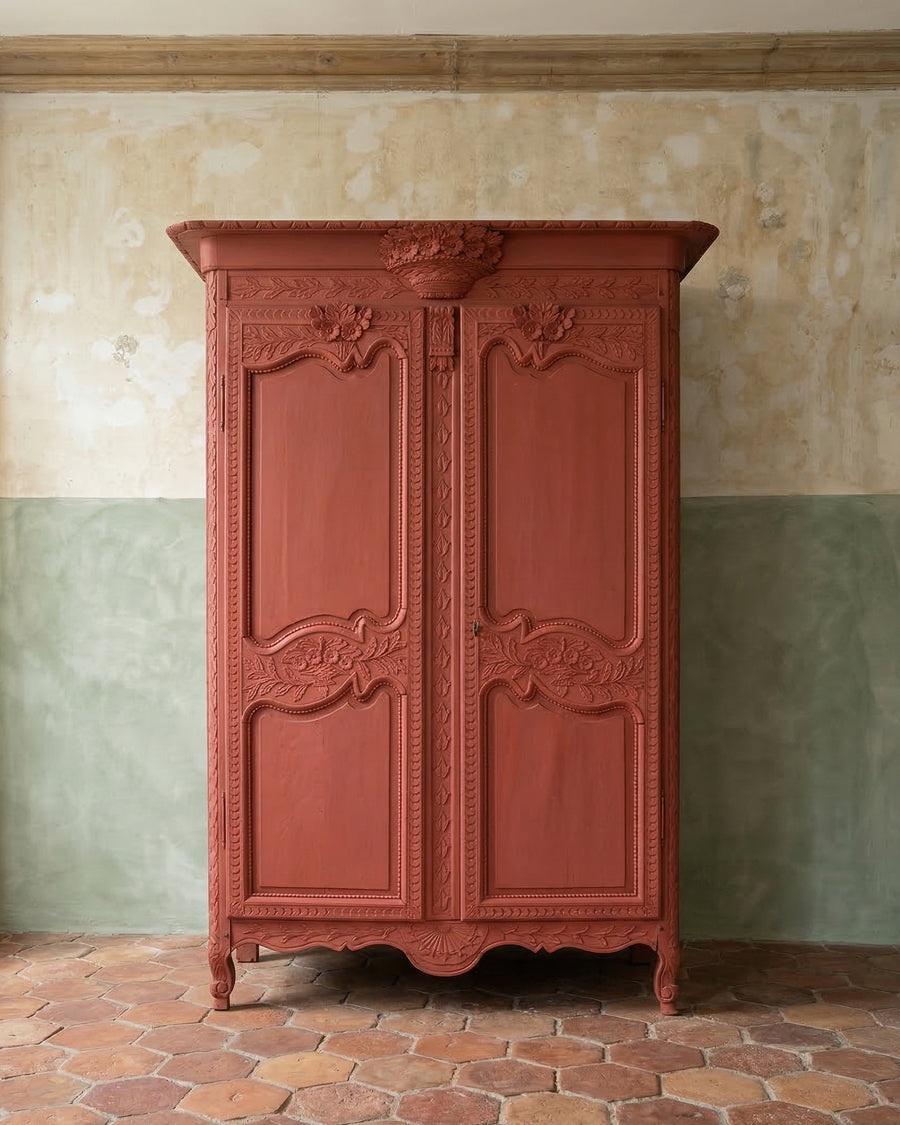 Rhubarb French Marriage Armoire