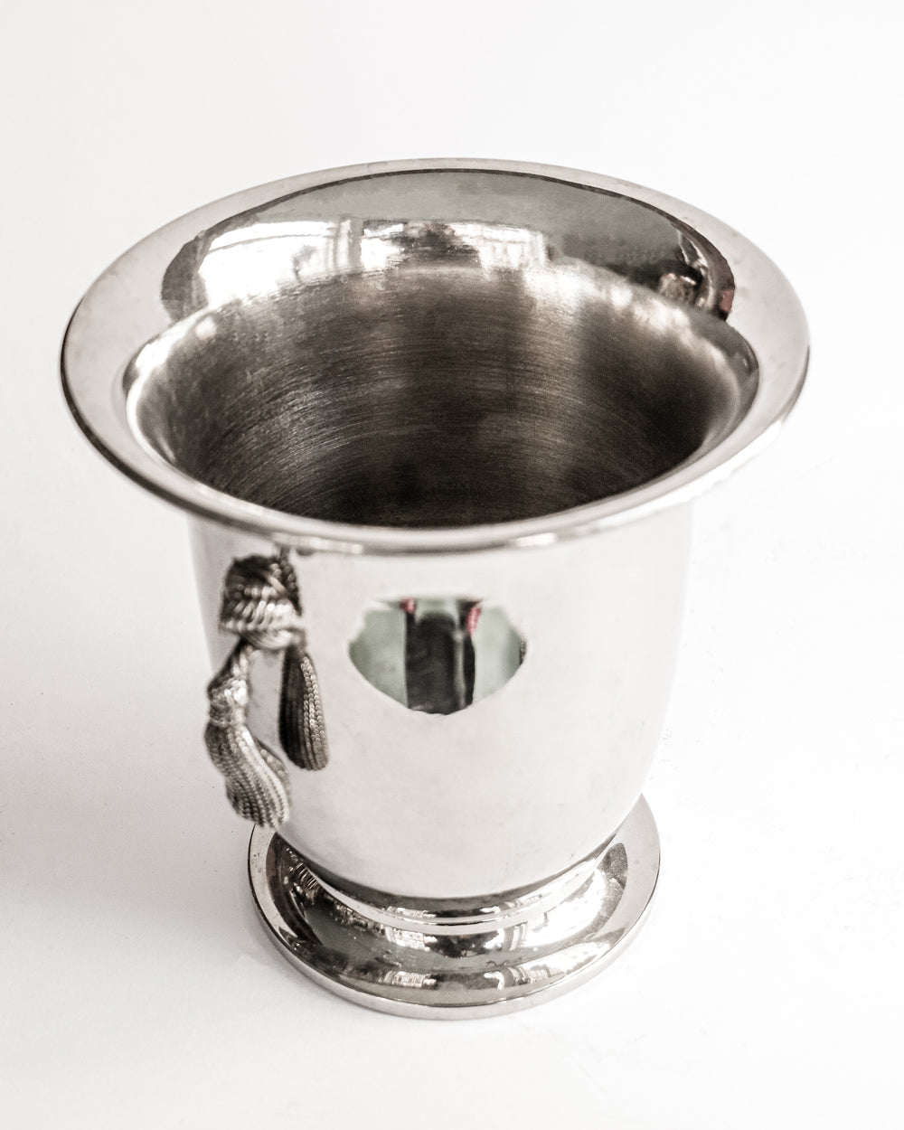Classical Silver Plated Champagne Cooler and Ice Bucket with Tassels