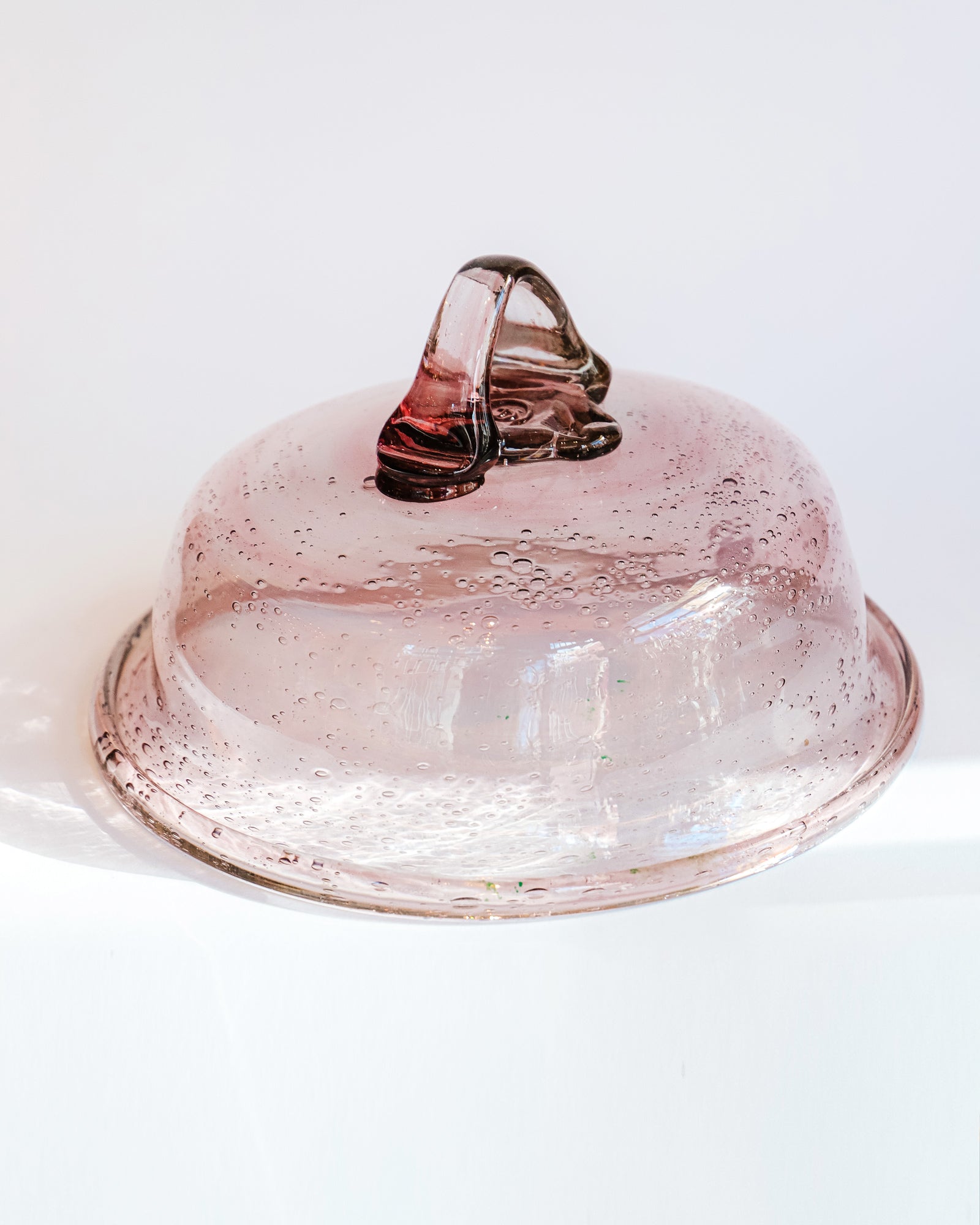 Taupe-colored bubble glass bell dome by Biot, circa 1970s