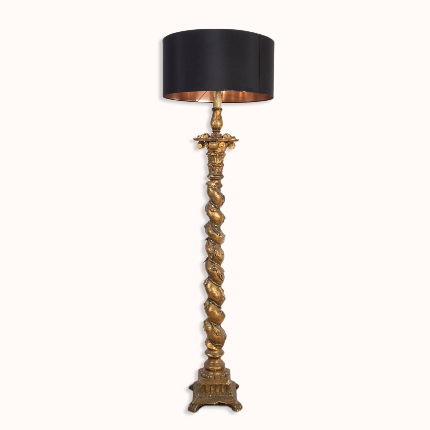 Giltwood Floor Lamp