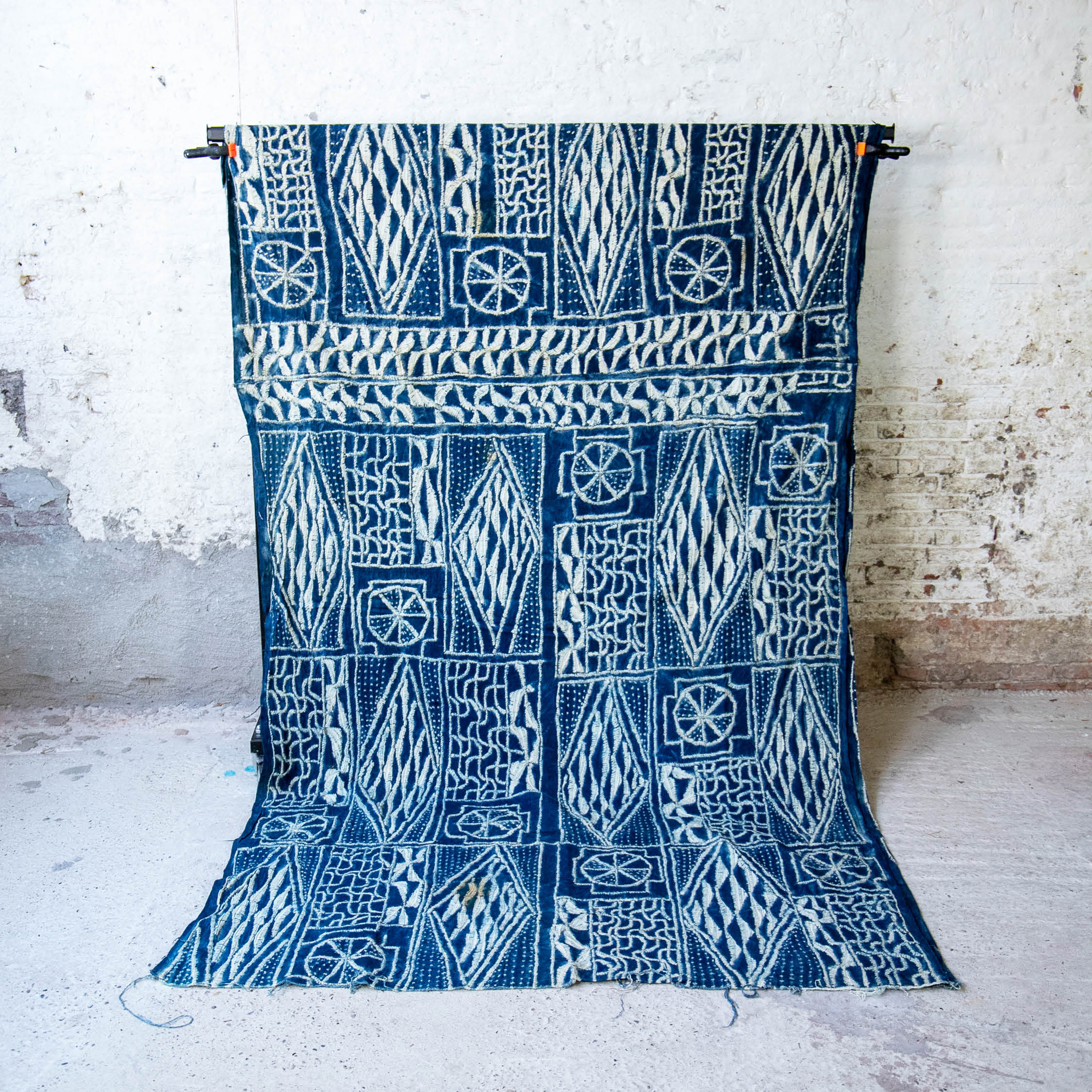 Large 'Ndop' Indigo Textile