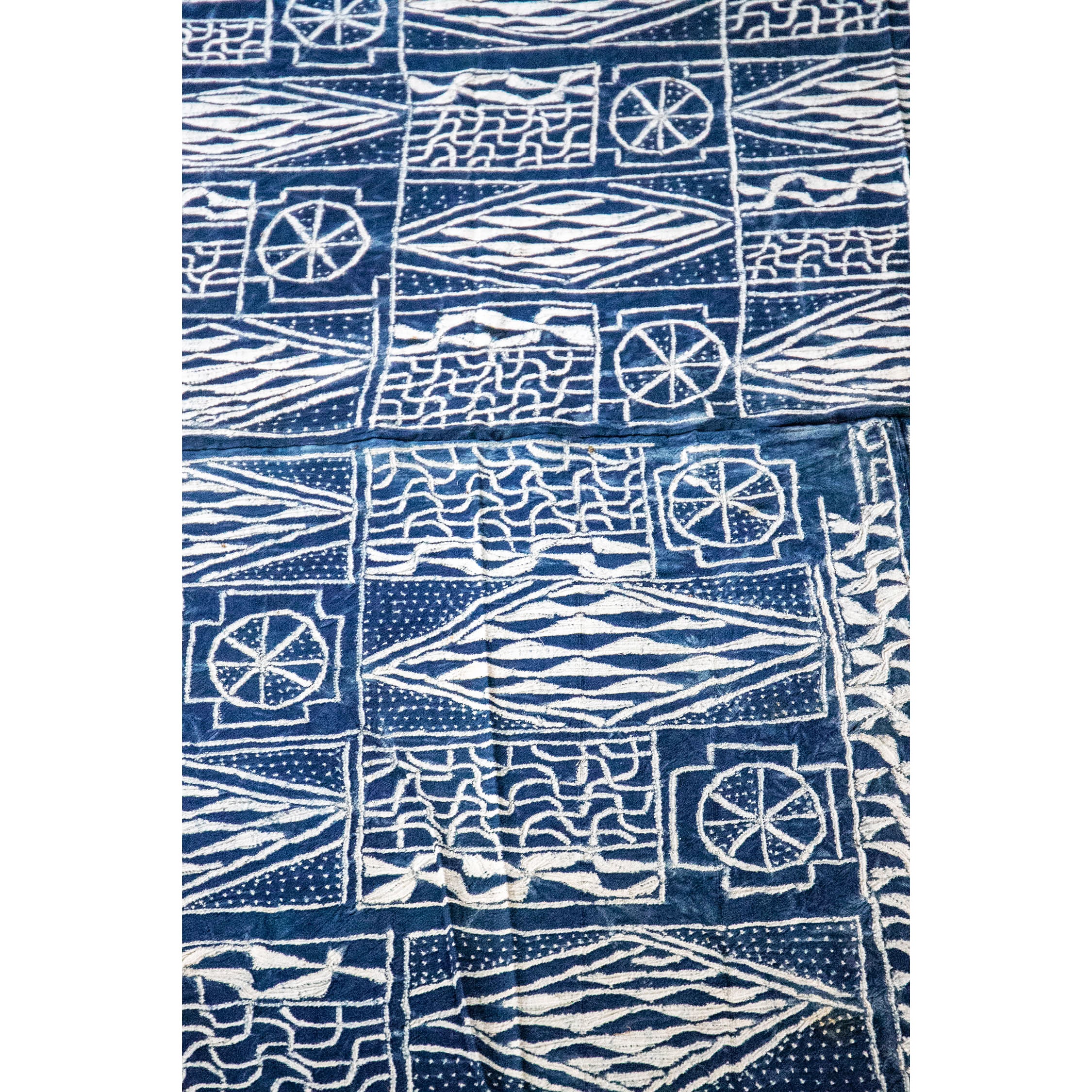 Large 'Ndop' Indigo Textile