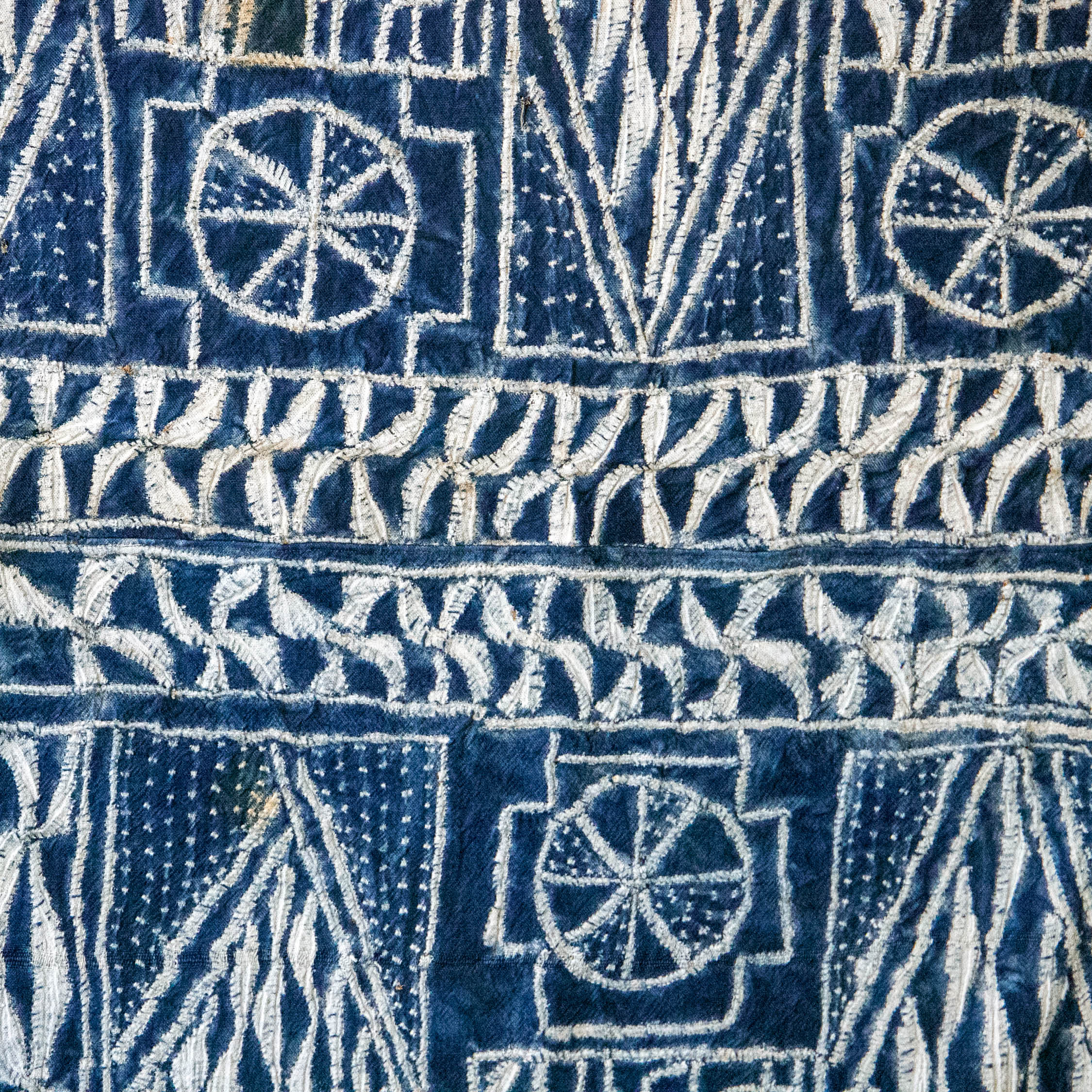 Large 'Ndop' Indigo Textile