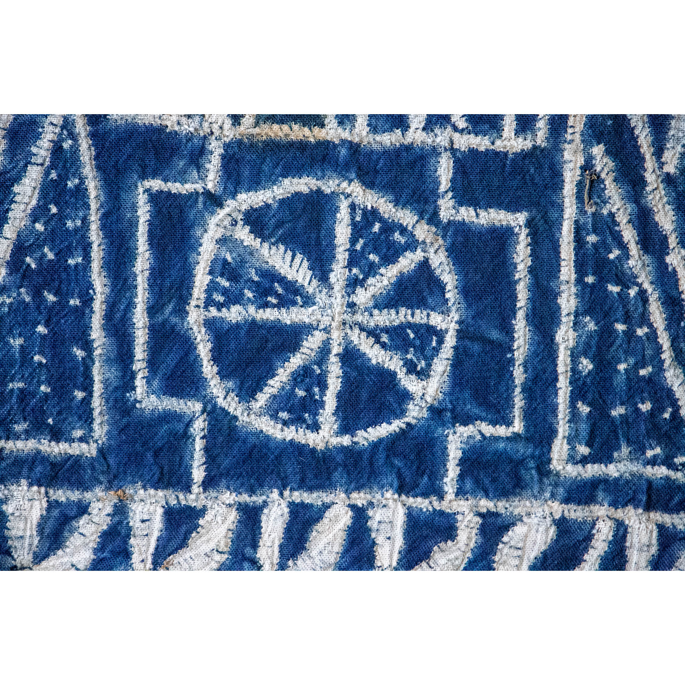 Large 'Ndop' Indigo Textile