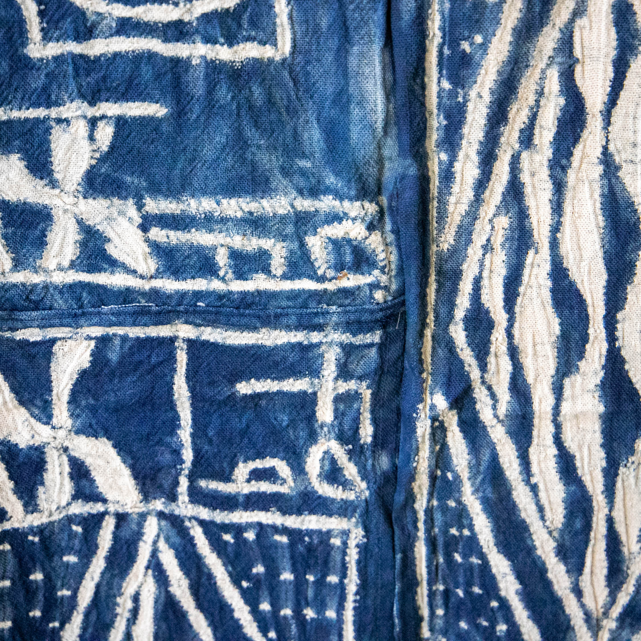 Large 'Ndop' Indigo Textile