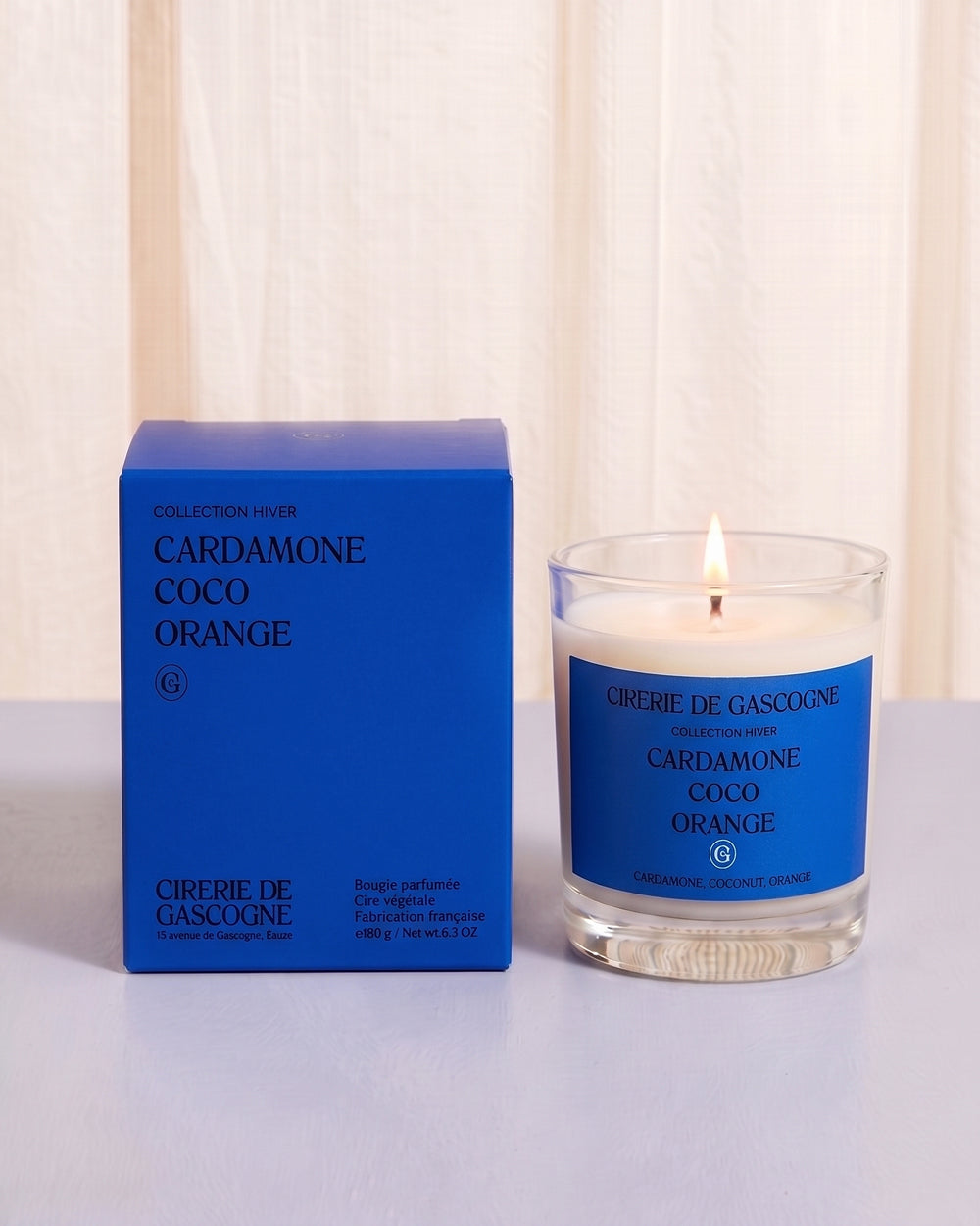 Cirerie de Gascogne Scented Candle | Cardemom, Coconut & Orange