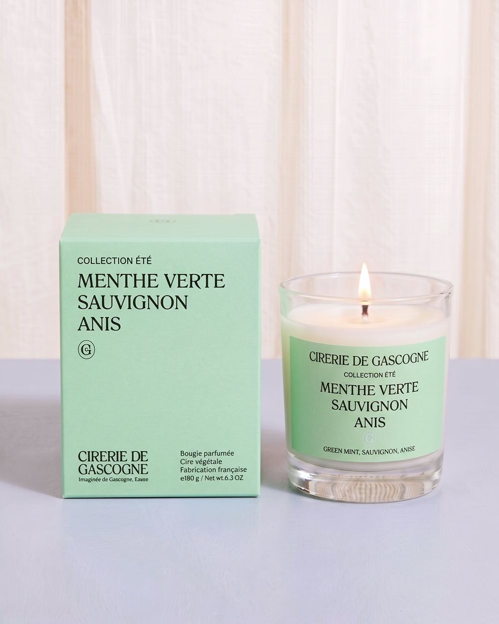 Cirerie de Gascogne Scented Candle | Menthe, Sauvignon & Anis