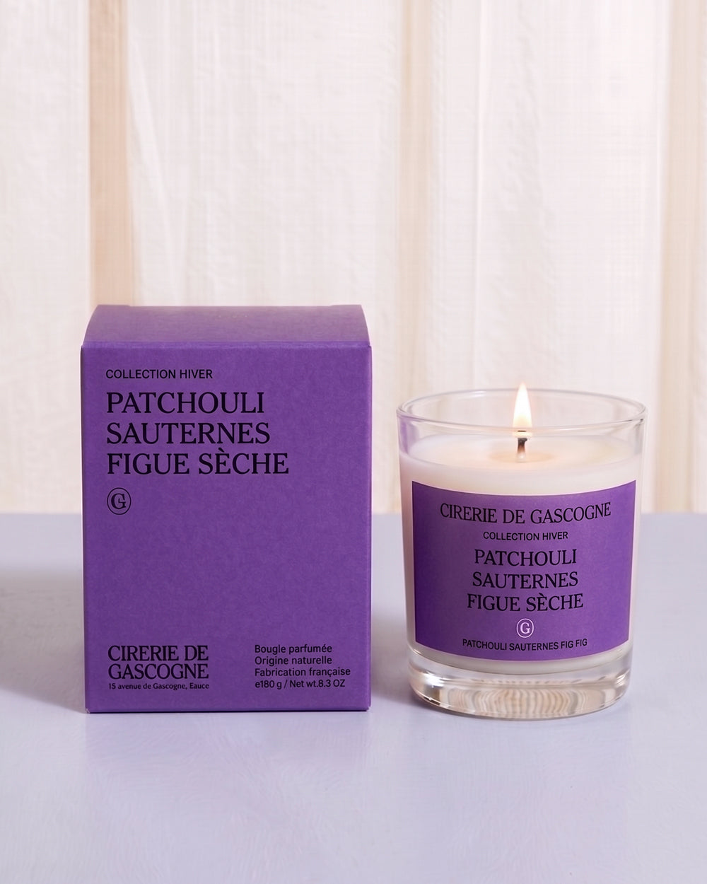 Cirerie de Gascogne Scented Candle | Patchouli, Sauternes & Dry Fig