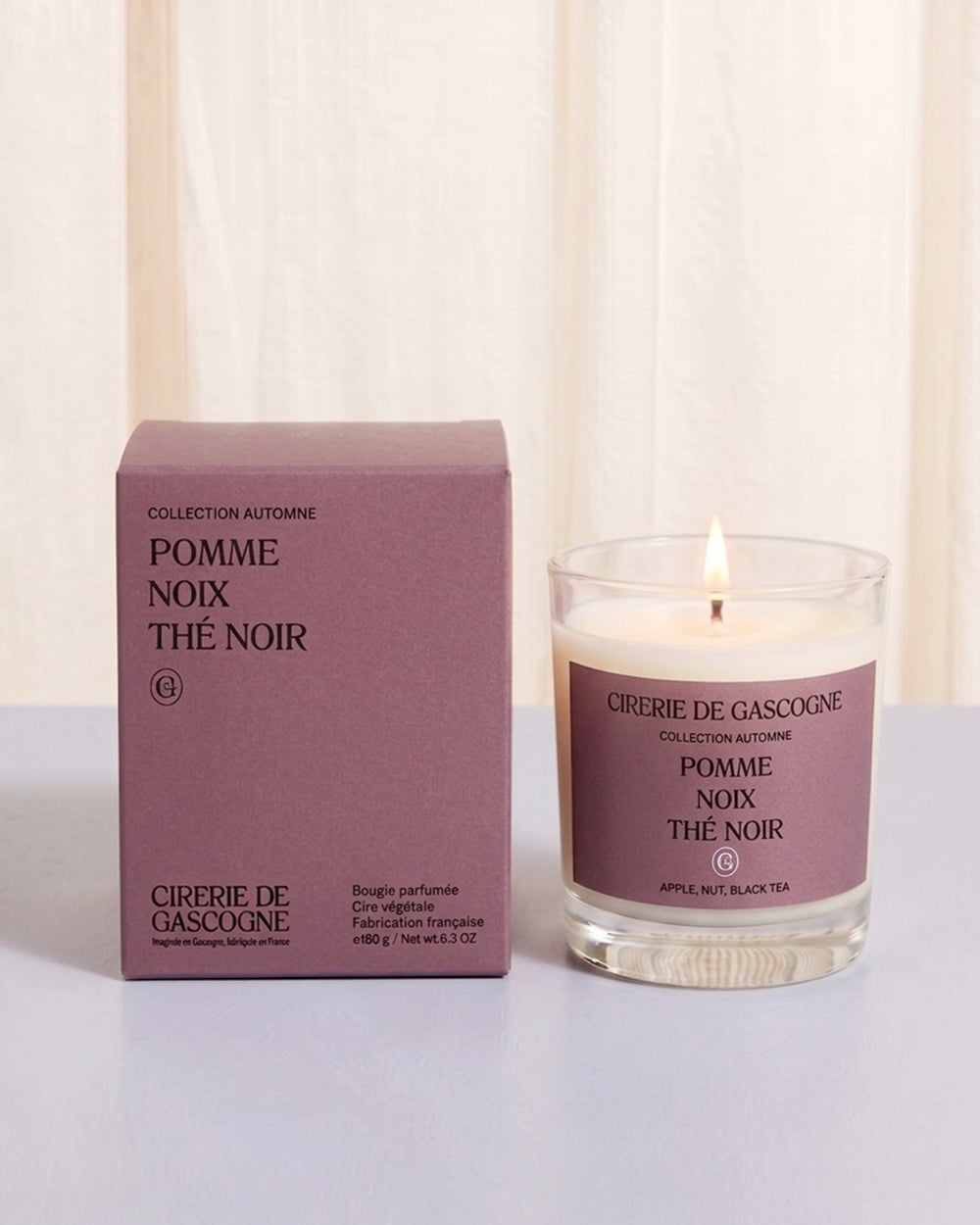 Cirerie de Gascogne Scented Candle | Apple, Walnut & Green Tea