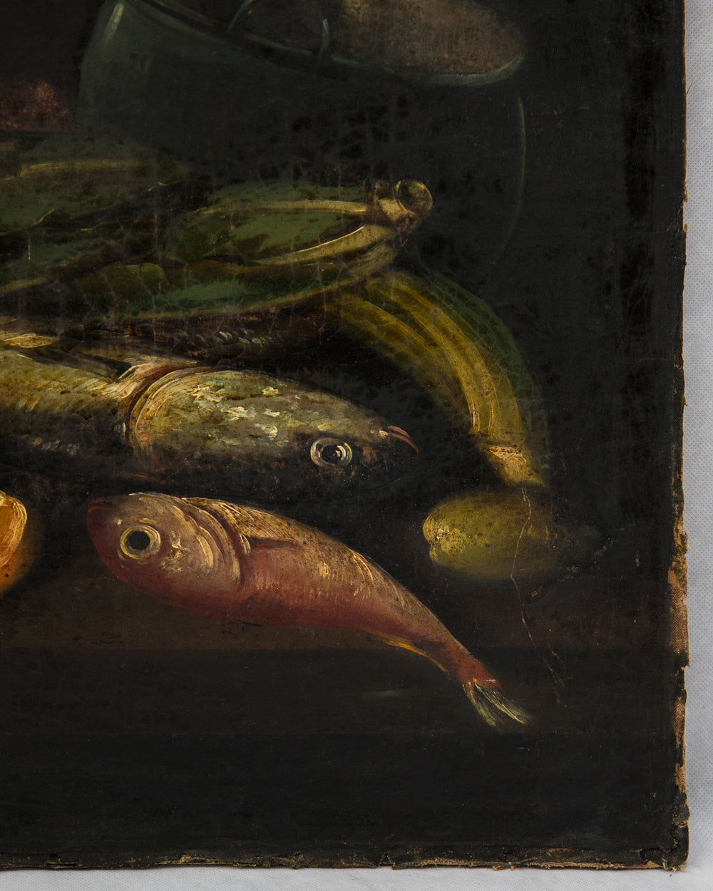 A Pair of Neapolitan Fish Still Lifes, 19th Century