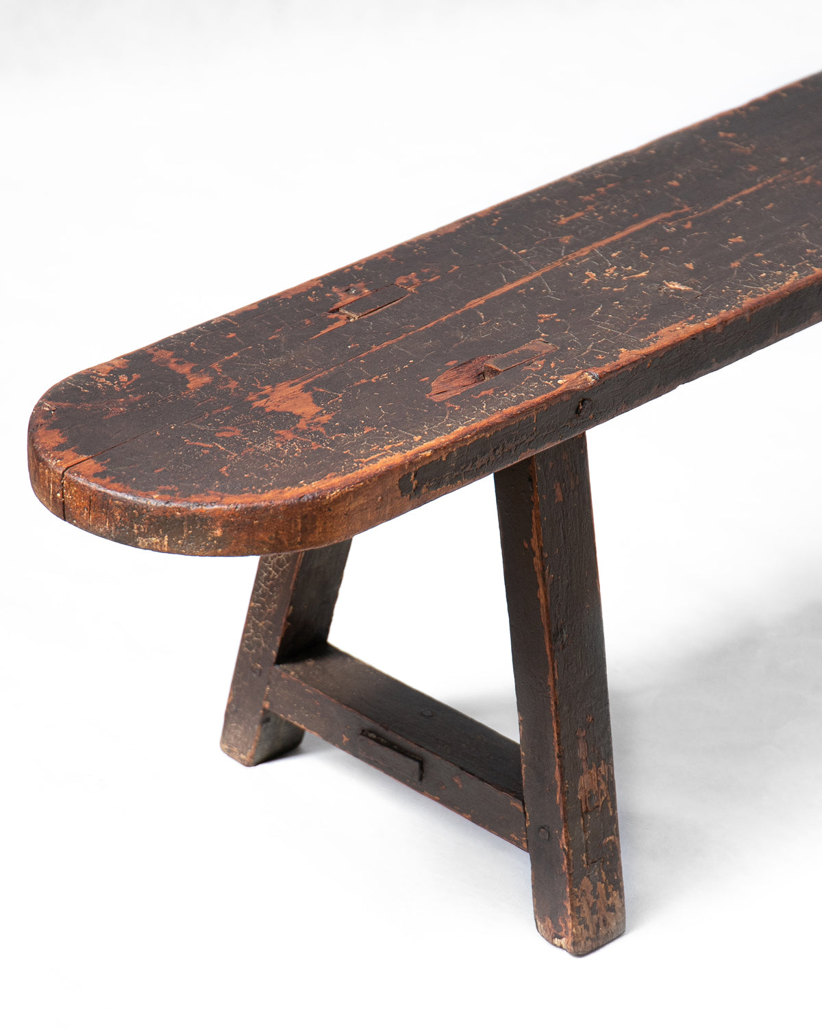 Antique French Provincial Wooden Bench, No. 1 | 335 cm