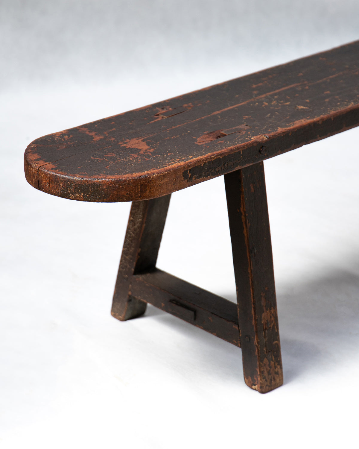 Antique French Provincial Wooden Bench, No. 1 | 335 cm