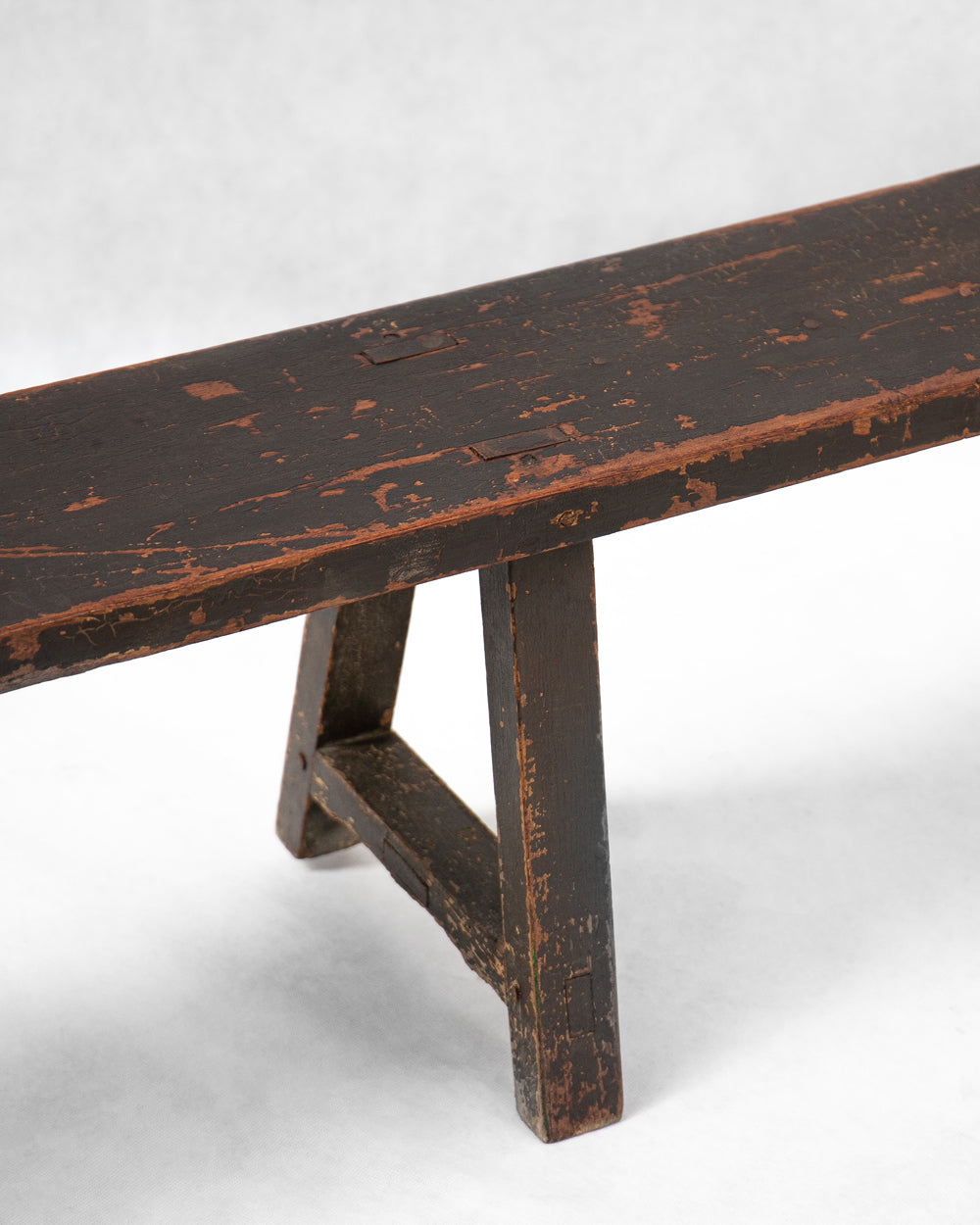 Antique French Provincial Wooden Bench, No. 1 | 335 cm