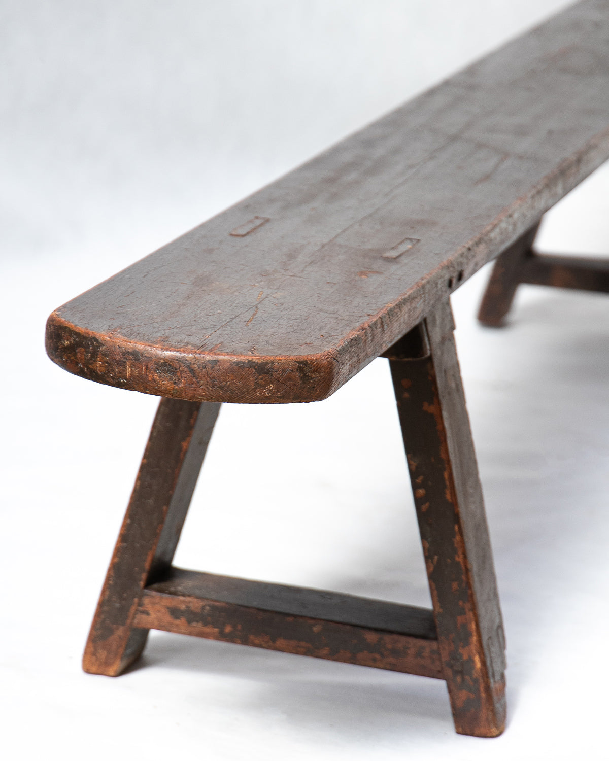 Antique French Provincial Wooden Bench, No. 2 | 335 cm