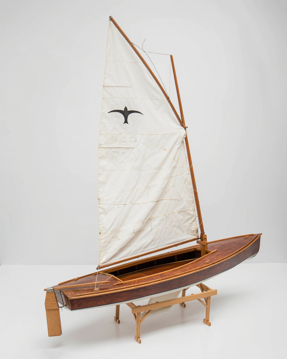 Grand Vintage Dutch “Valk” Sailing Model, 1970s