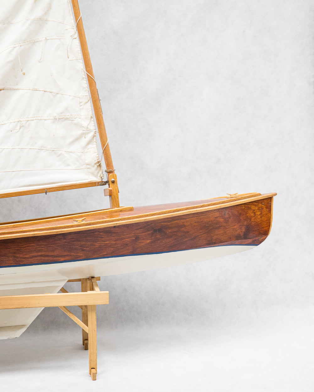 Grand Vintage Dutch “Valk” Sailing Model, 1970s