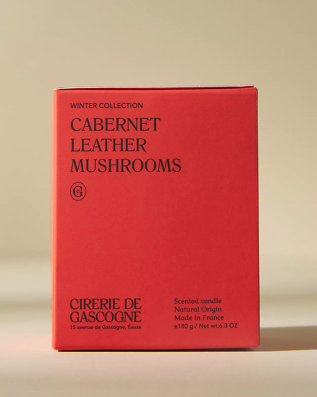 Scented Candle Cabernet, Leather & Mushrooms