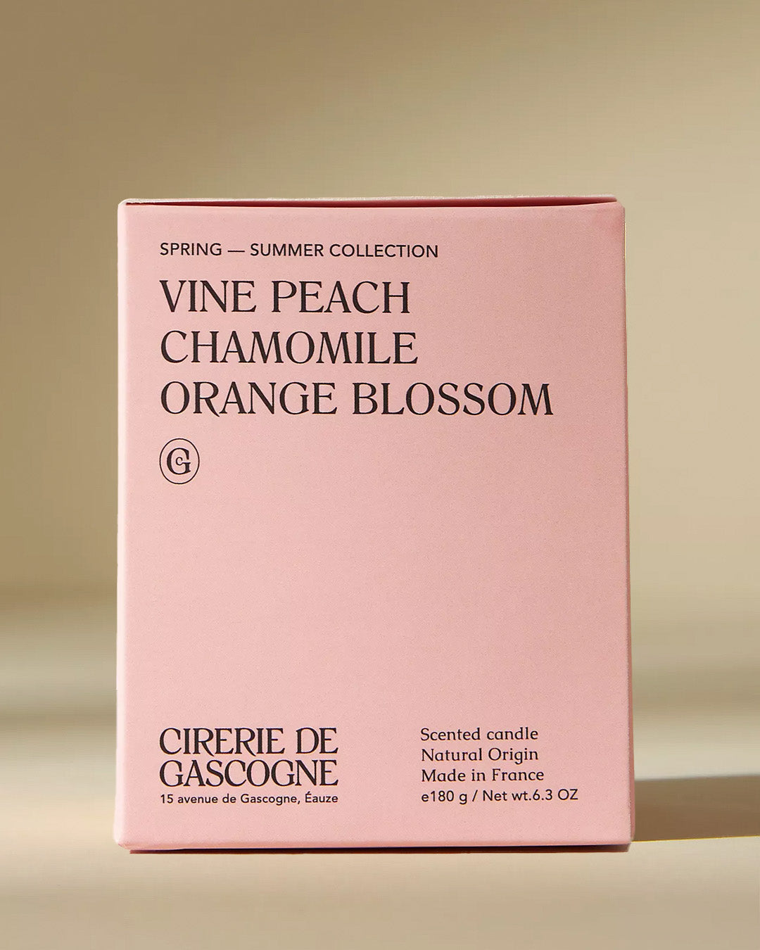 Scented Candle Vine Peach, Chamomile & Orange Blossom
