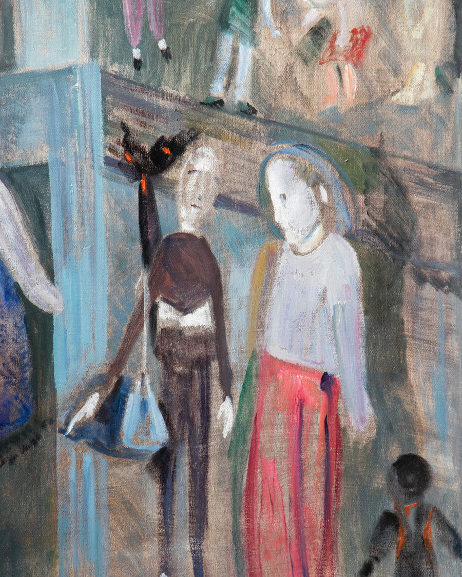 Waterloo Puppets — Oil on Canvas, by Margaretha Verheus, 1969